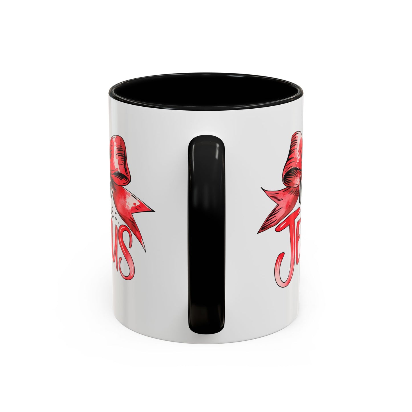 Love Like Jesus Accent Coffee Mug, Inspirational Gift, Unique Ceramic Mug, Christian Decor, Faith-Based Present, Daily Motivation