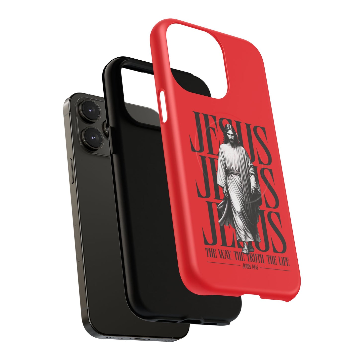 Faith-Inspired Tough Magnetic Phone Case - Jesus The Way, The Truth, The Life