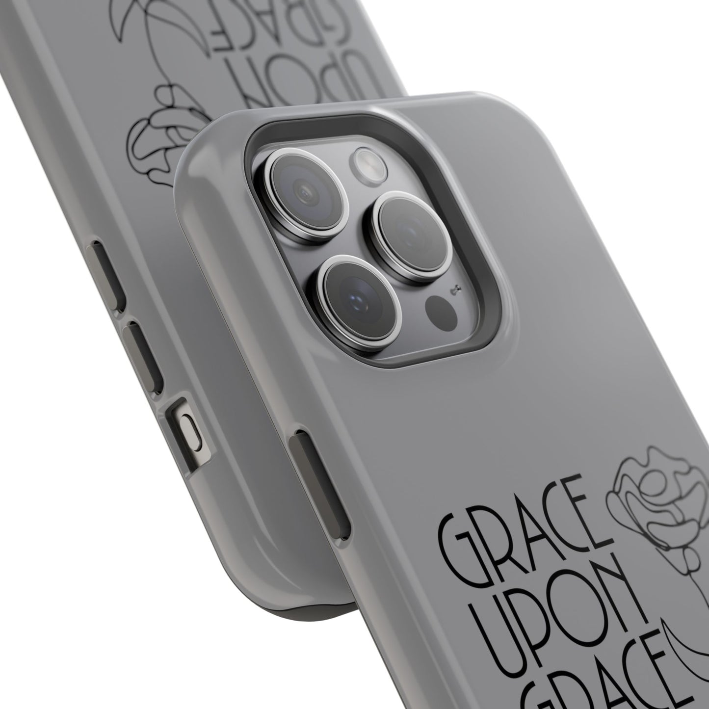 Inspirational Magnetic Phone Case - 'Grace Upon Grace' Design