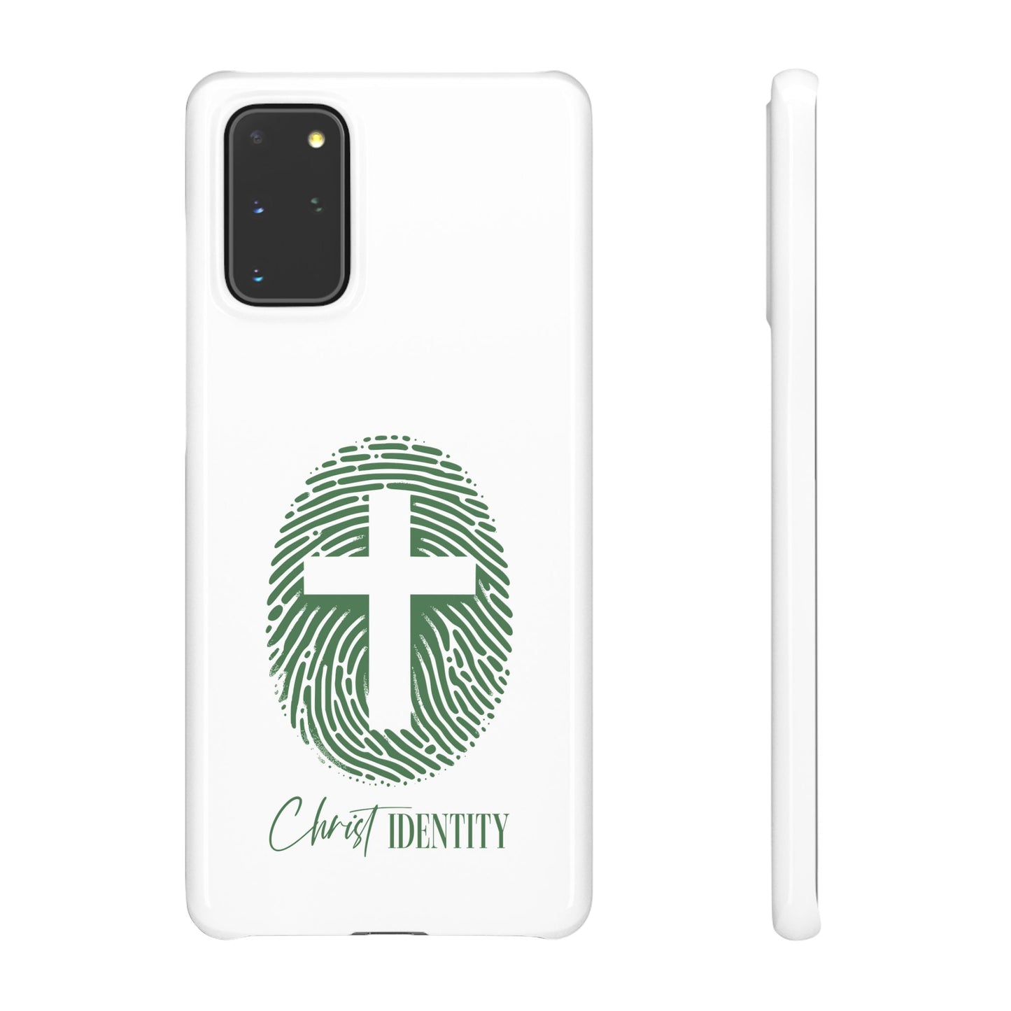 Inspirational Christ Identity Snap Case - Faith-Based Phone Cover