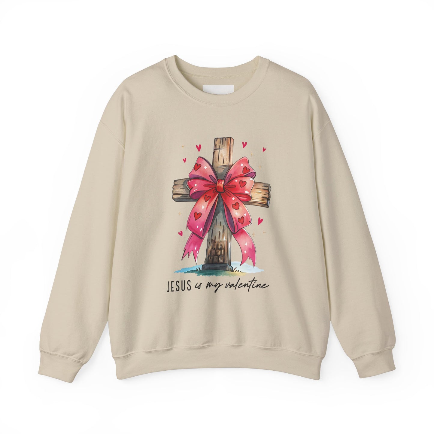 Faith-Inspired Crewneck Sweatshirt, Cozy Christian Gift, Jesus Love Apparel, Church Sweatshirt, Cute Casual Outfit