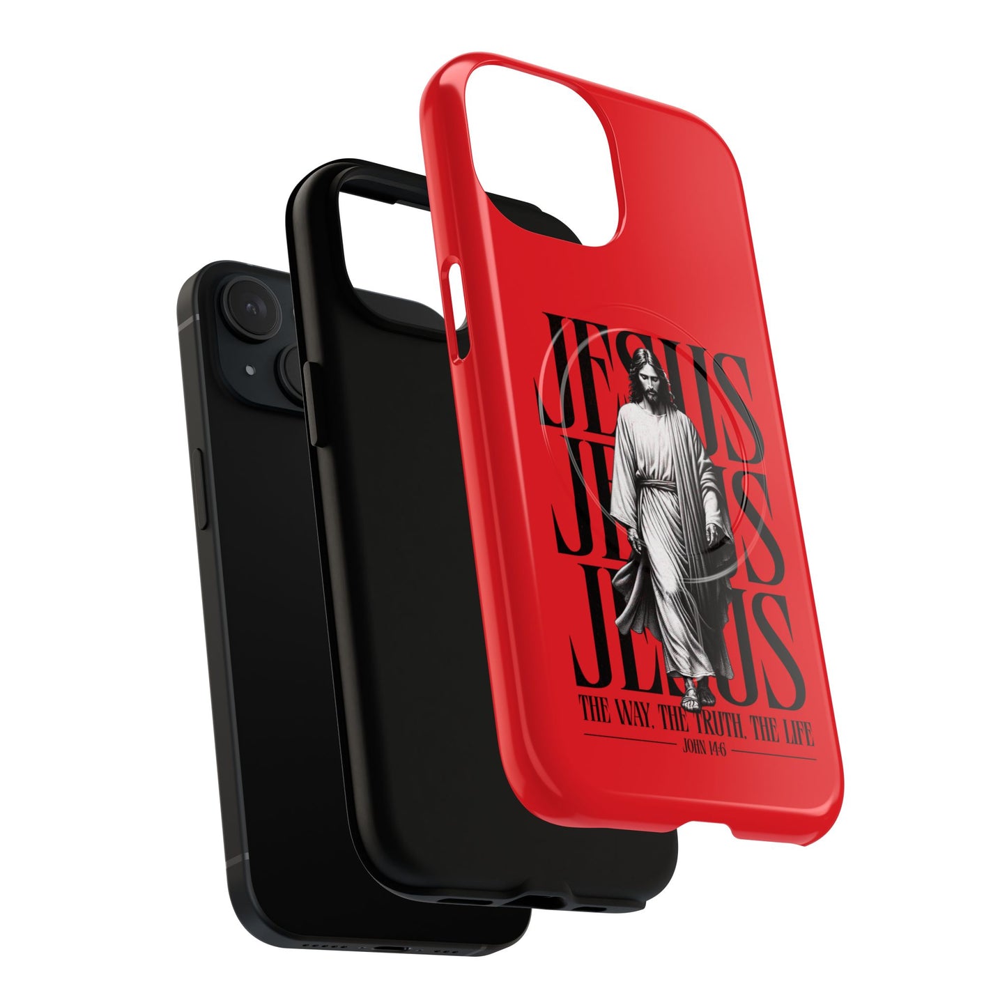 Faith-Inspired Tough Magnetic Phone Case - Jesus The Way, The Truth, The Life