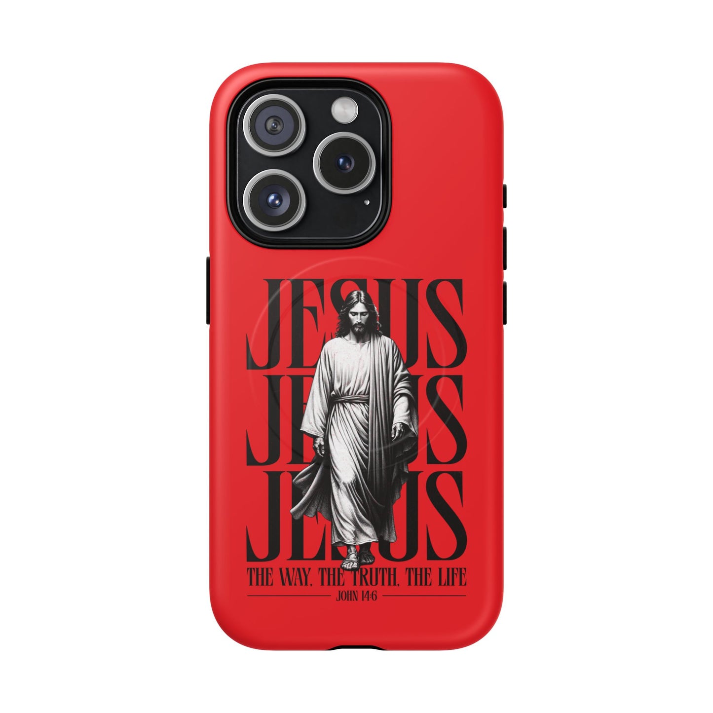 Faith-Inspired Tough Magnetic Phone Case - Jesus The Way, The Truth, The Life