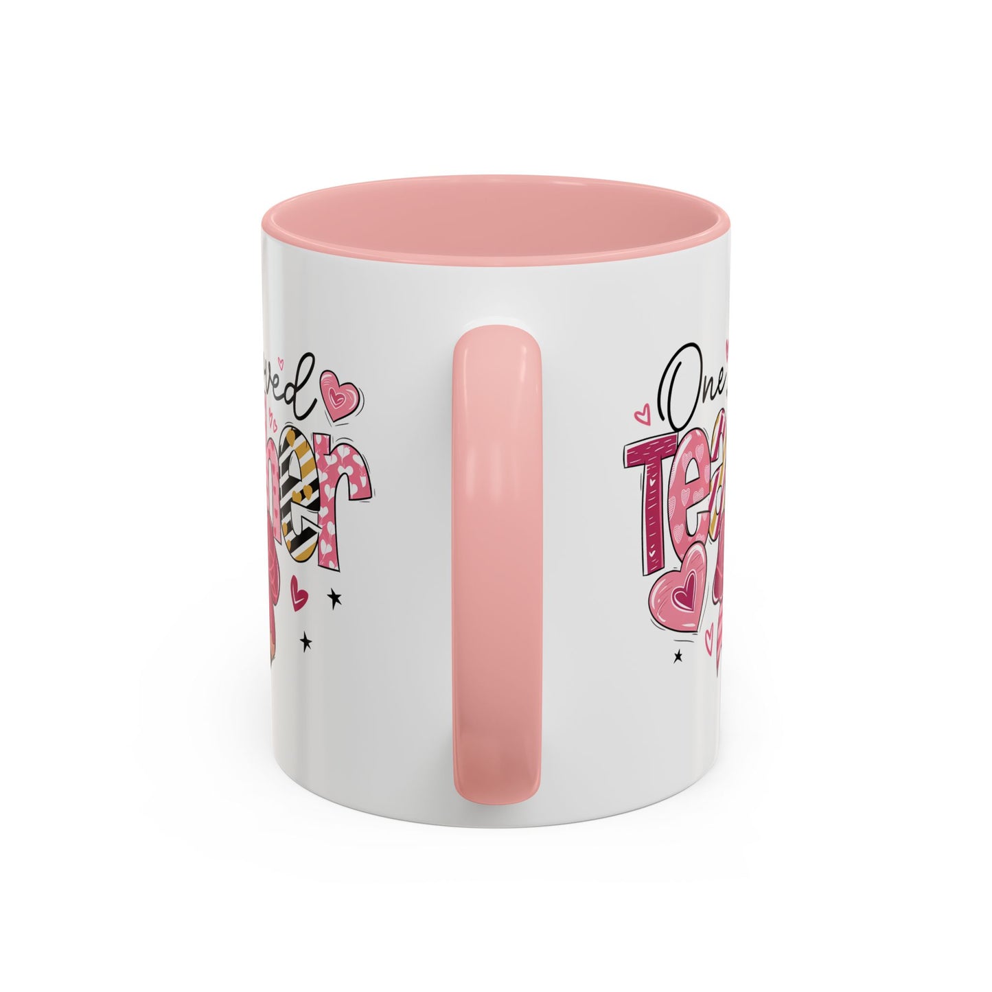 Cute Teacher Coffee Mug - One Loved Teacher Gift, Teacher Appreciation, Back to School, Inspirational Mug, Classroom Decor