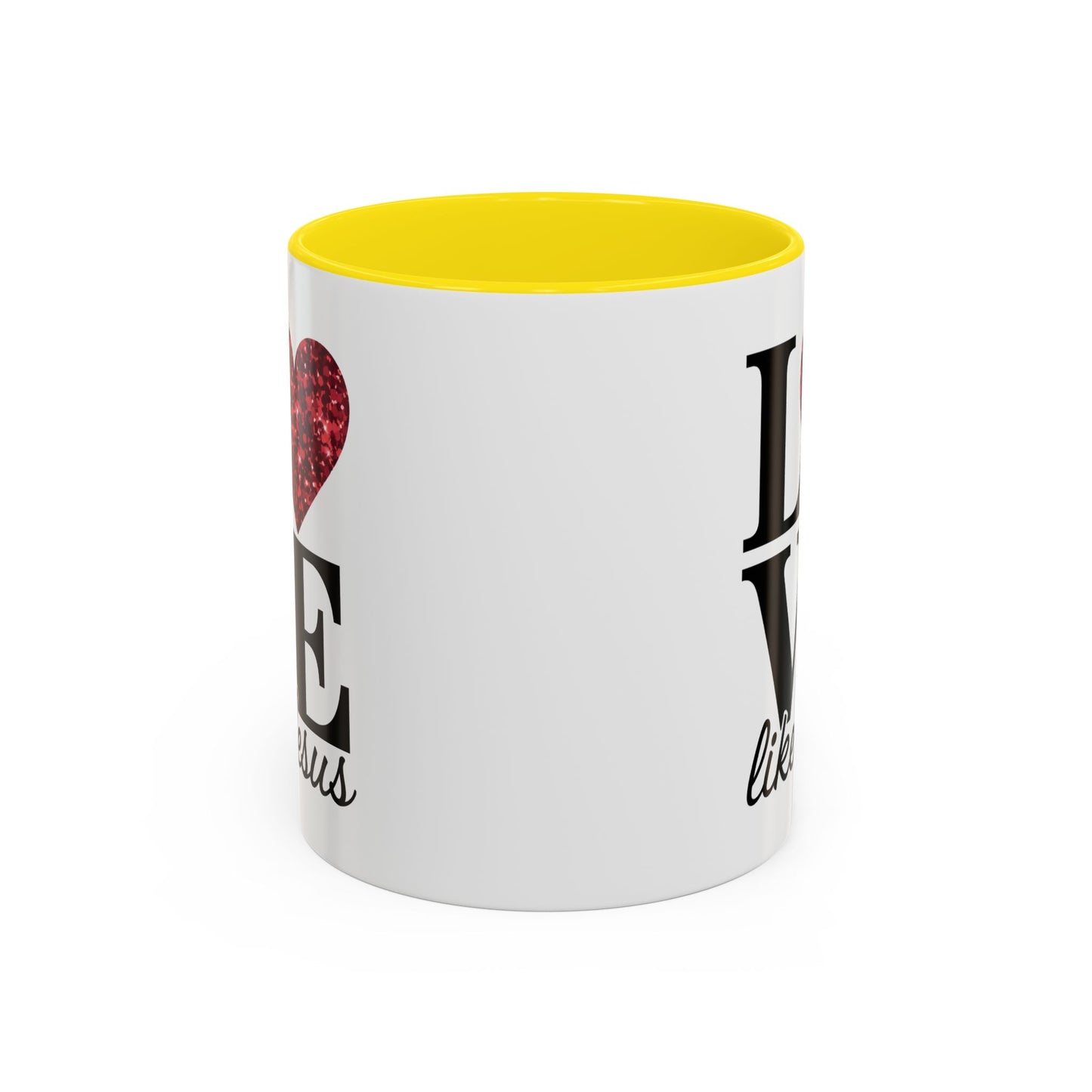 Inspirational Love Mug - Heart Design, Perfect Gift for Christians, Quotes Mug, Coffee Lover's Gift, Decorate Your Kitchen