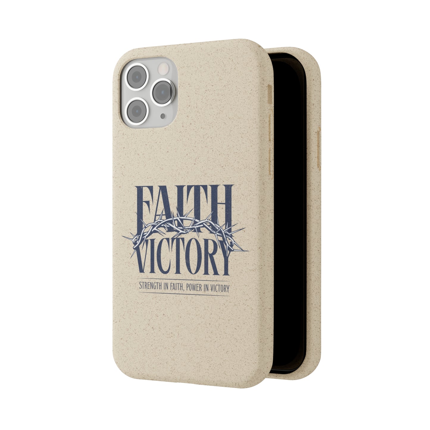 Biodegradable Phone Case - Faith & Victory Design