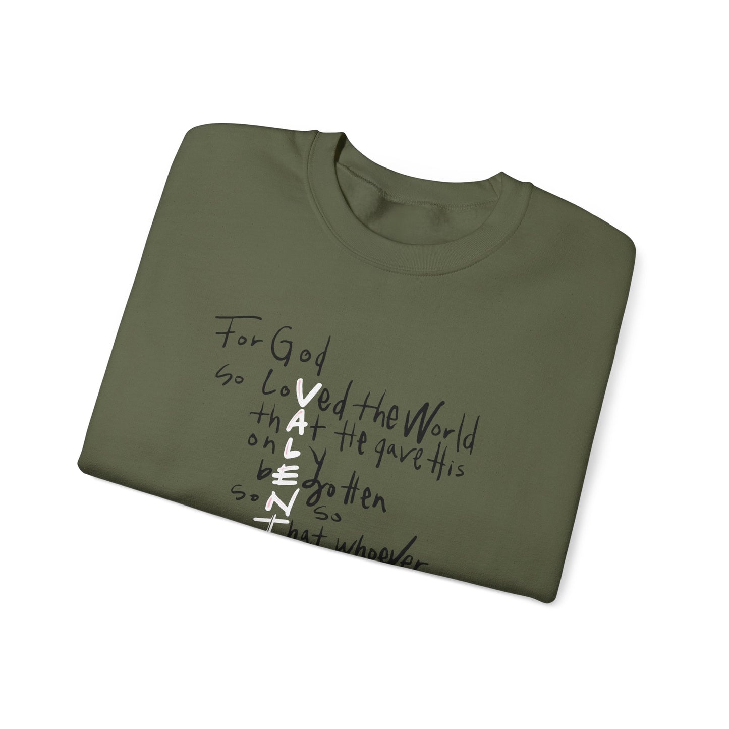 For God So Loved The World Sweatshirt, Jesus Is My Valentine Shirt, Religious Valentines Day Tee, Christian Gift, Valentines Shirt