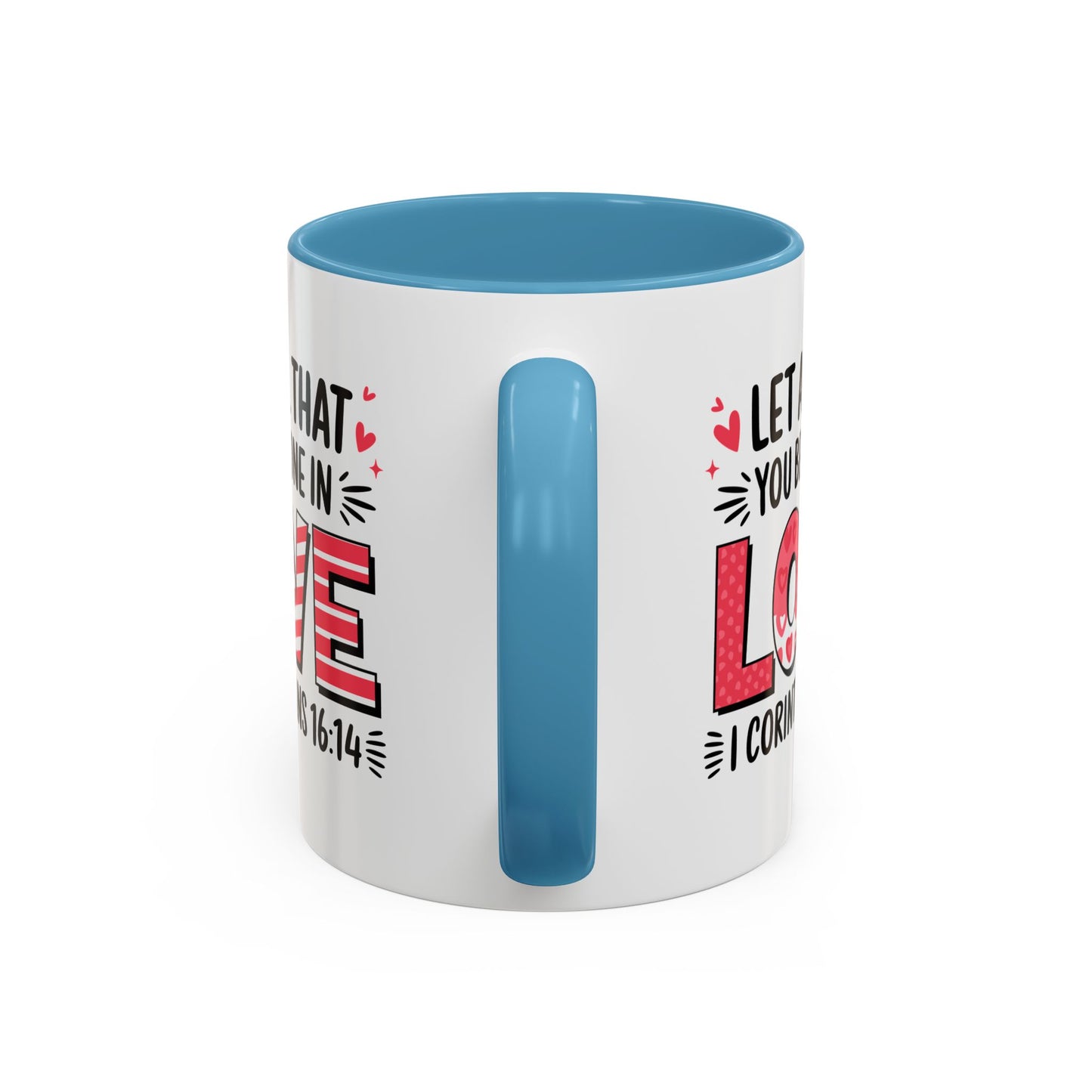 Inspirational Love Coffee Mug - Perfect for Gift Giving, Home, Office, Motivational Design, Valentine's Day Mug, Christian Gift