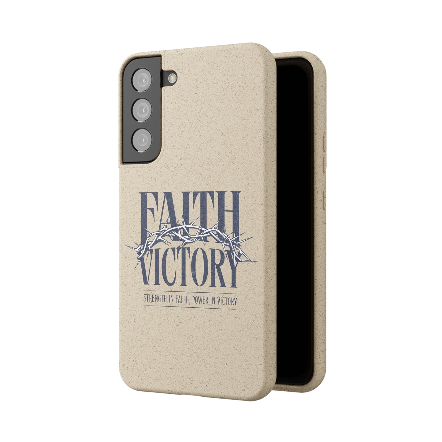 Biodegradable Phone Case - Faith & Victory Design
