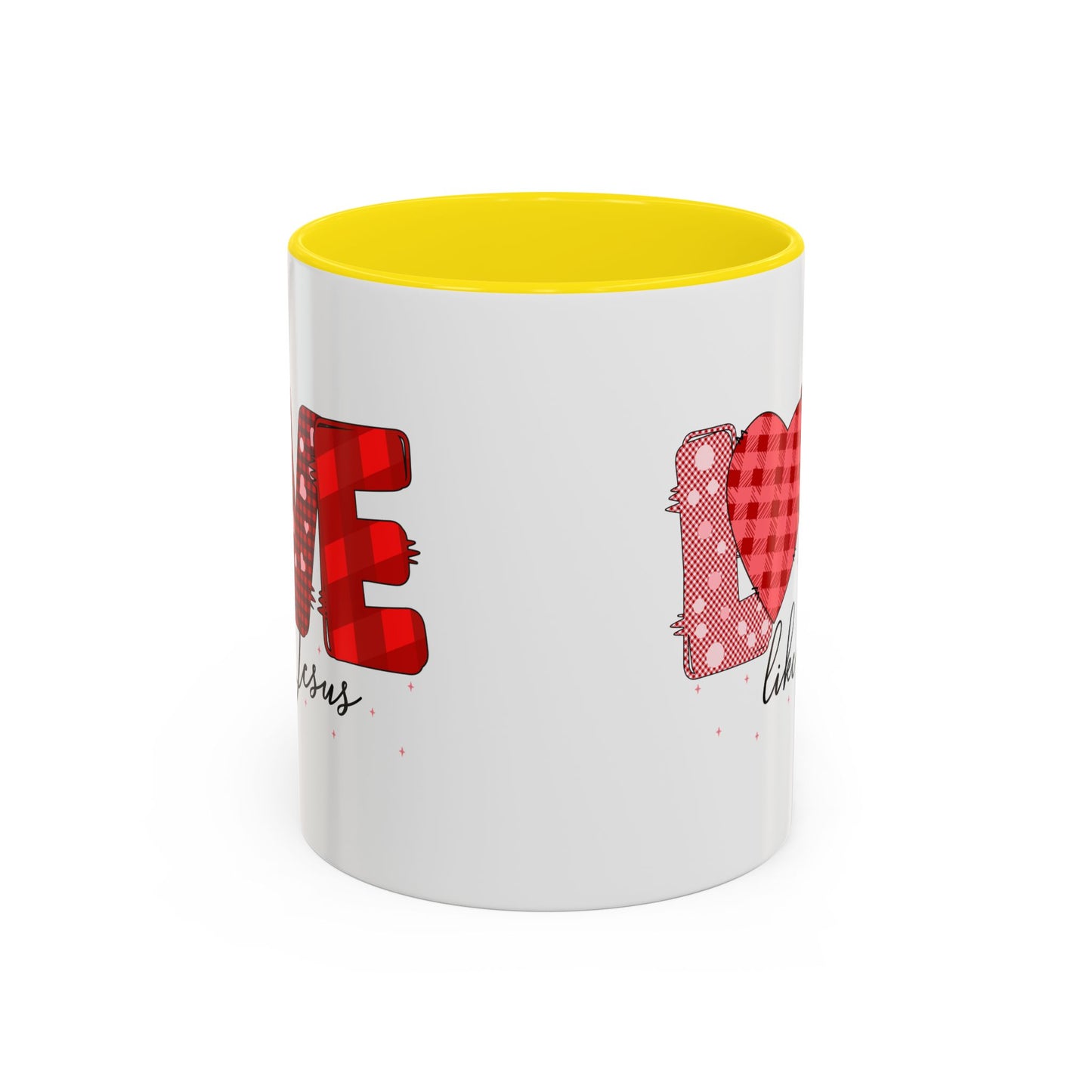 Love Like Jesus Accent Coffee Mug - Perfect Gift for Coffee Lovers, Inspirational Mug for Holidays, Home Décor, Christian Gifts, Home
