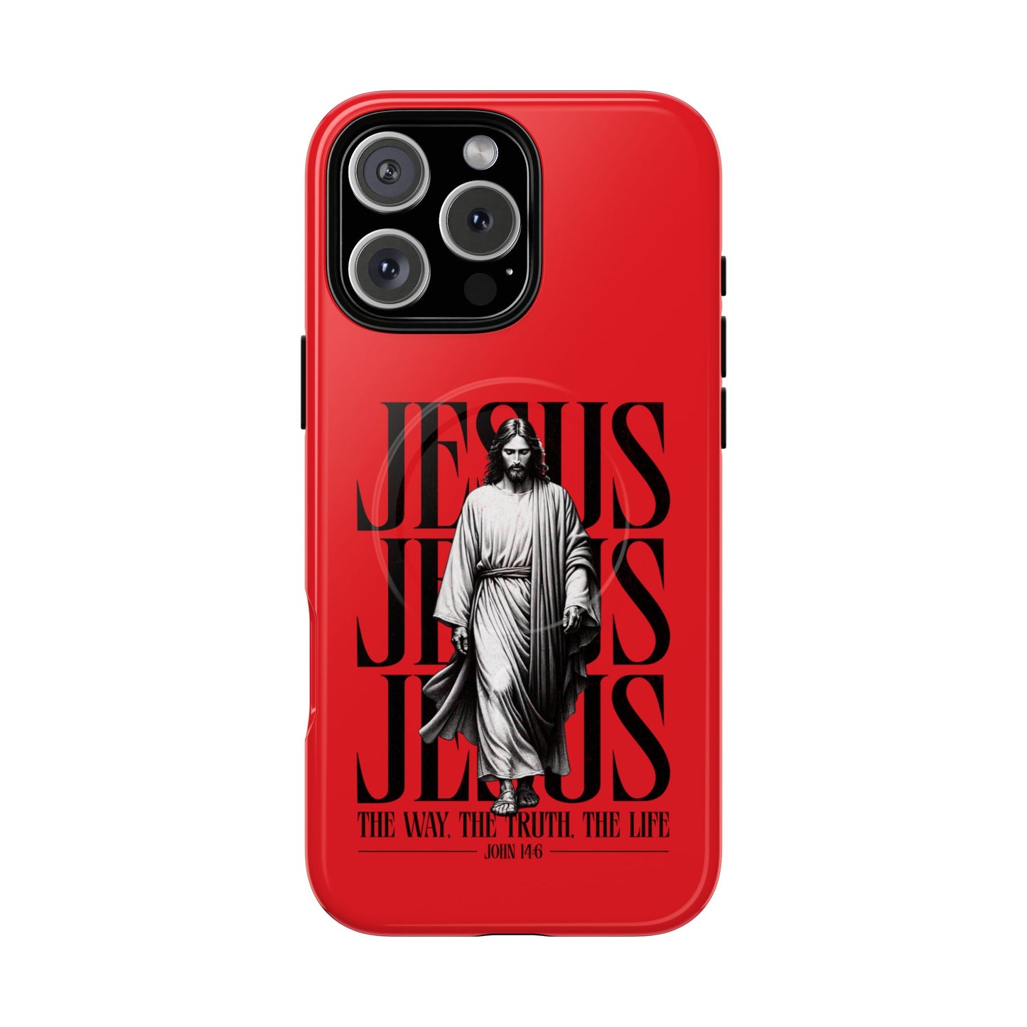 Faith-Inspired Tough Magnetic Phone Case - Jesus The Way, The Truth, The Life
