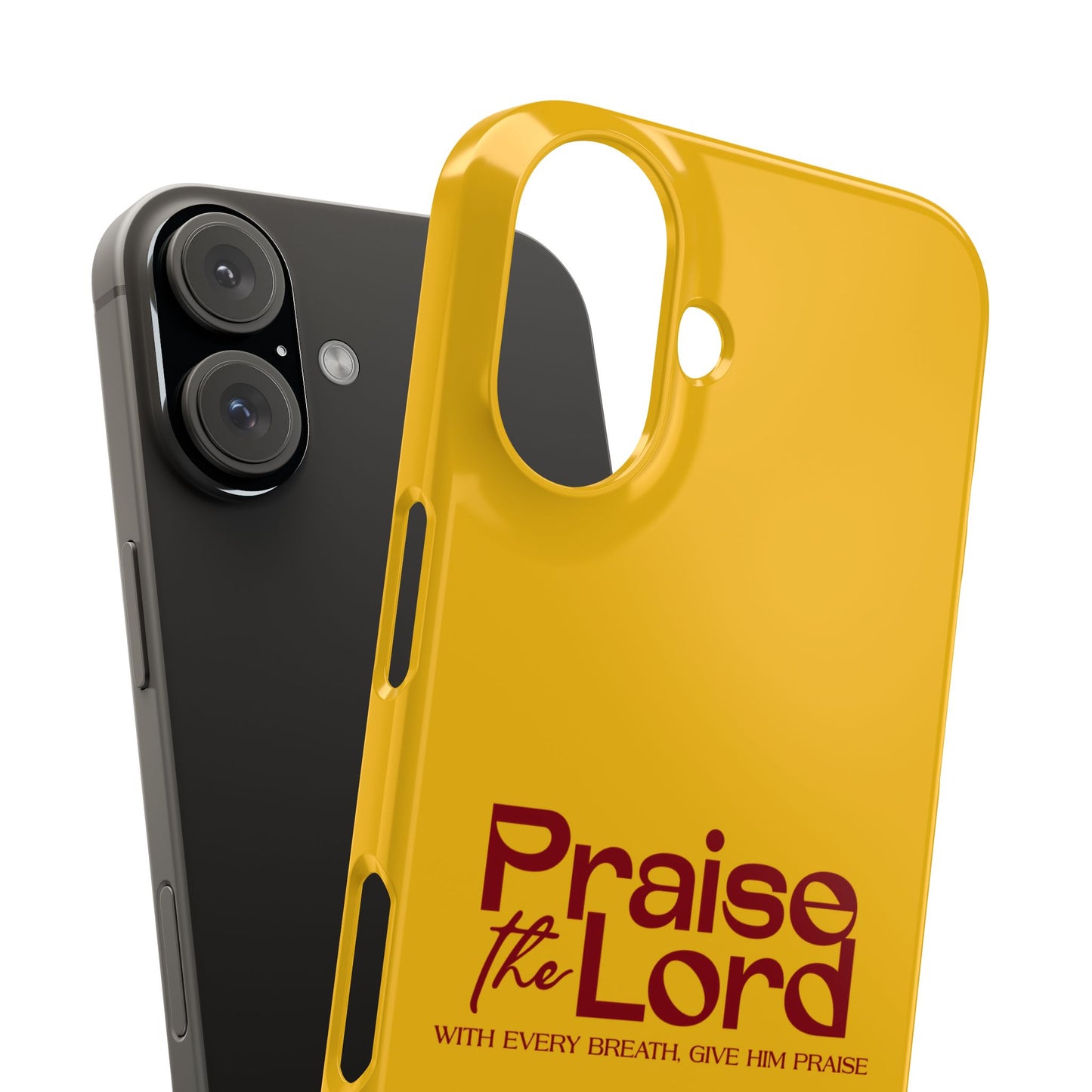 Praise the Lord Slim Phone Case - Inspirational Christian Design