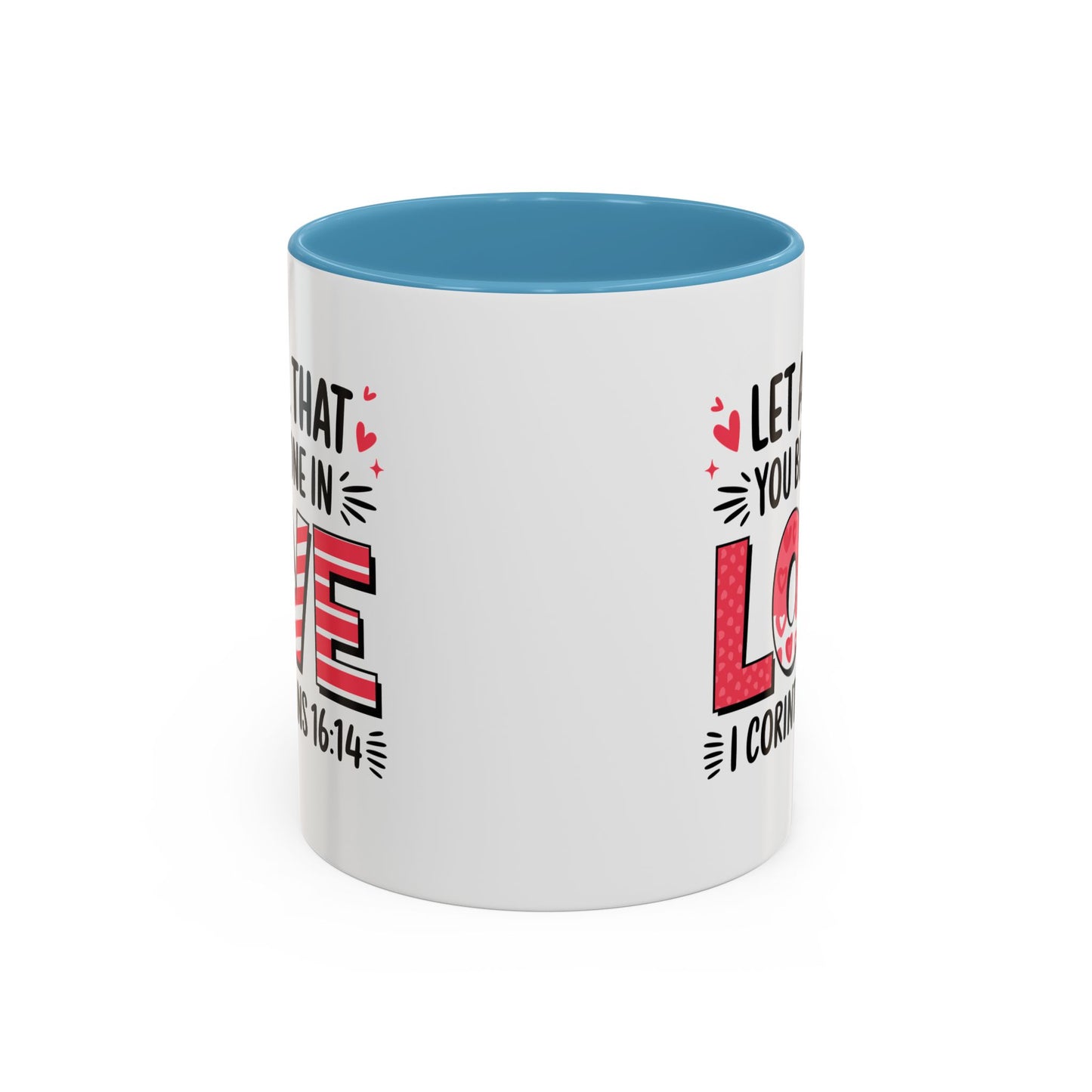 Inspirational Love Coffee Mug - Perfect for Gift Giving, Home, Office, Motivational Design, Valentine's Day Mug, Christian Gift