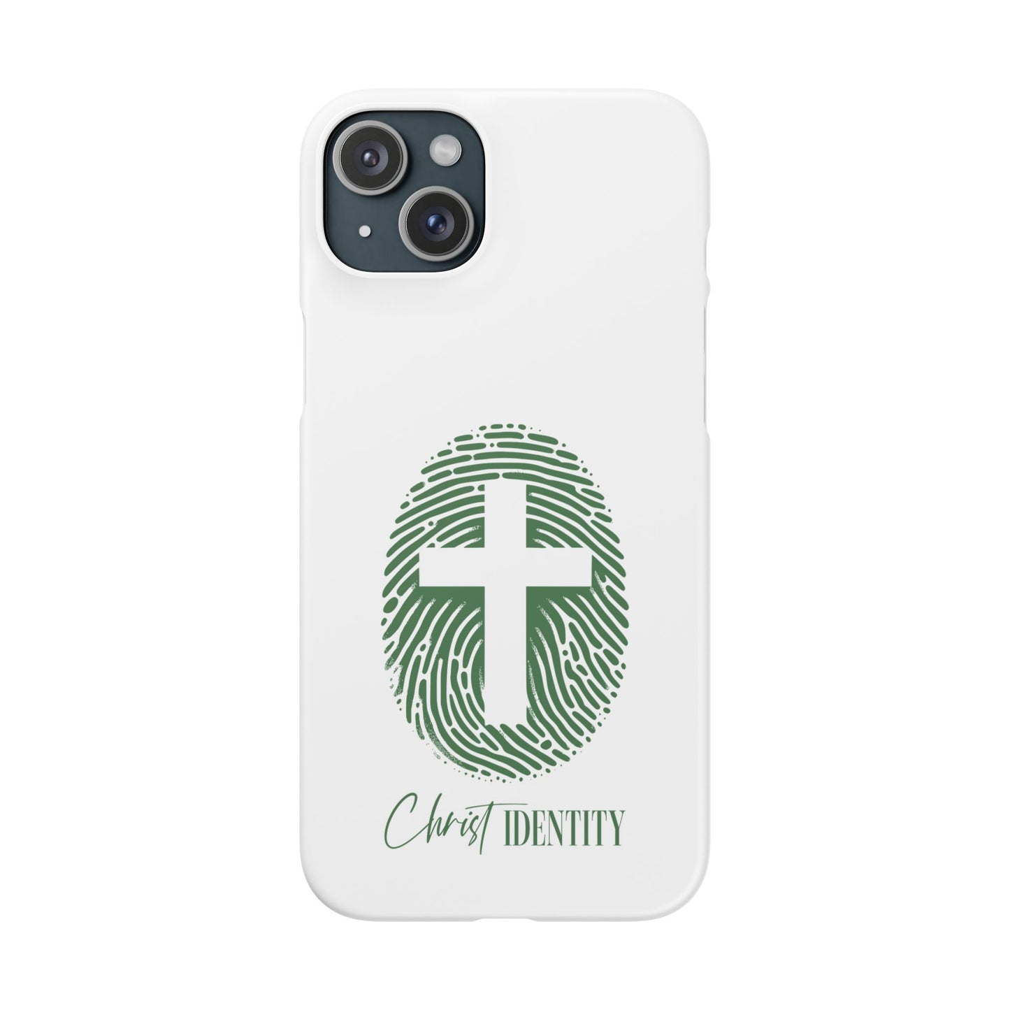 Inspirational Christ Identity Snap Case - Faith-Based Phone Cover