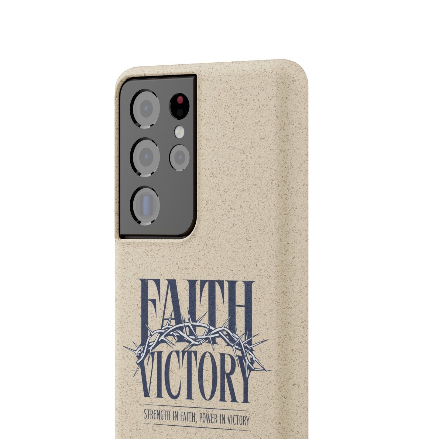 Biodegradable Phone Case - Faith & Victory Design