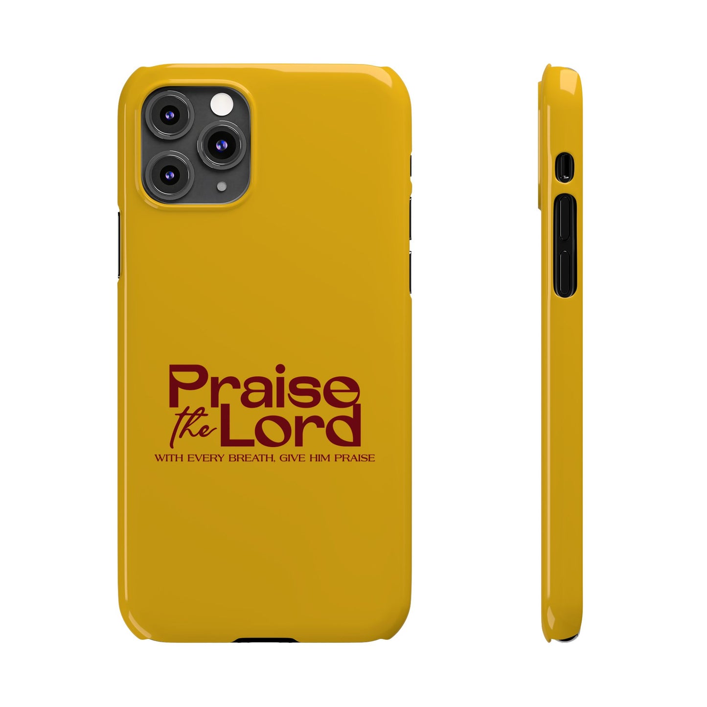 Praise the Lord Slim Phone Case - Inspirational Christian Design