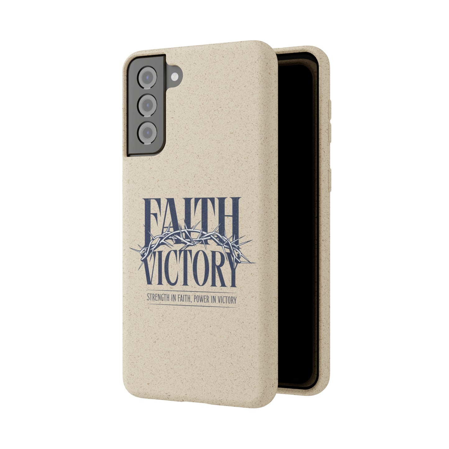 Biodegradable Phone Case - Faith & Victory Design