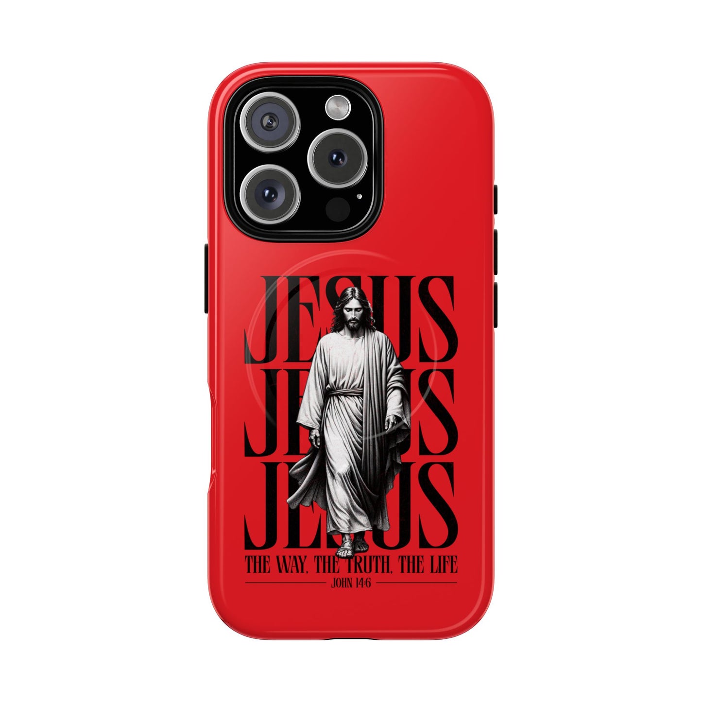 Faith-Inspired Tough Magnetic Phone Case - Jesus The Way, The Truth, The Life