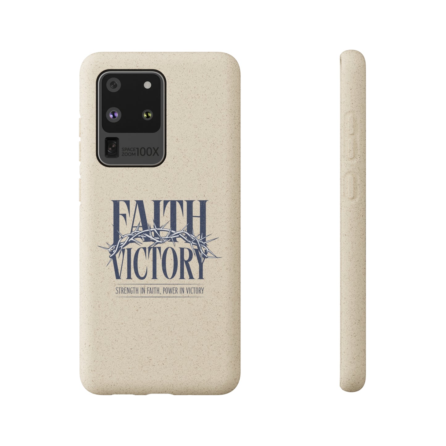 Biodegradable Phone Case - Faith & Victory Design