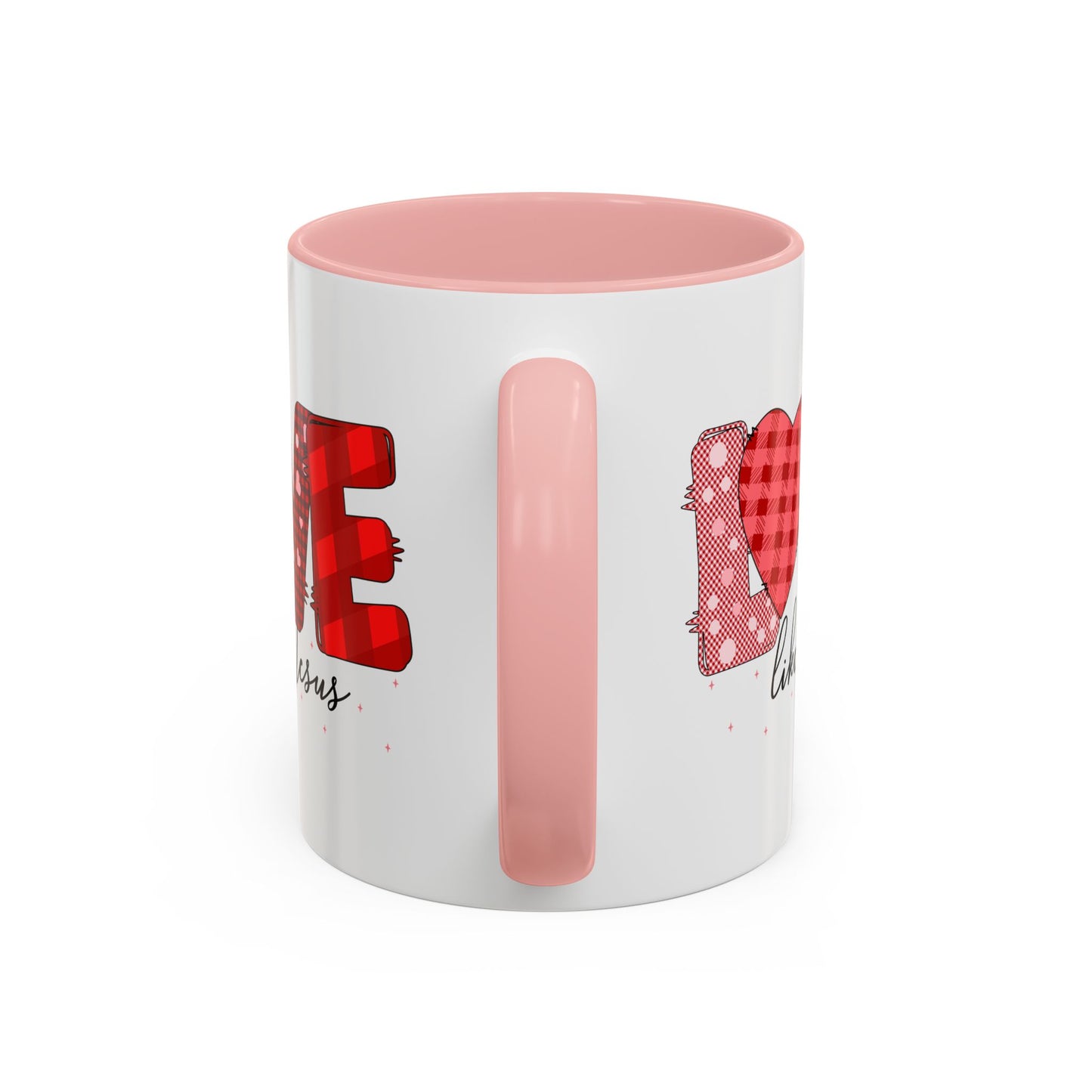 Love Like Jesus Accent Coffee Mug - Perfect Gift for Coffee Lovers, Inspirational Mug for Holidays, Home Décor, Christian Gifts, Home