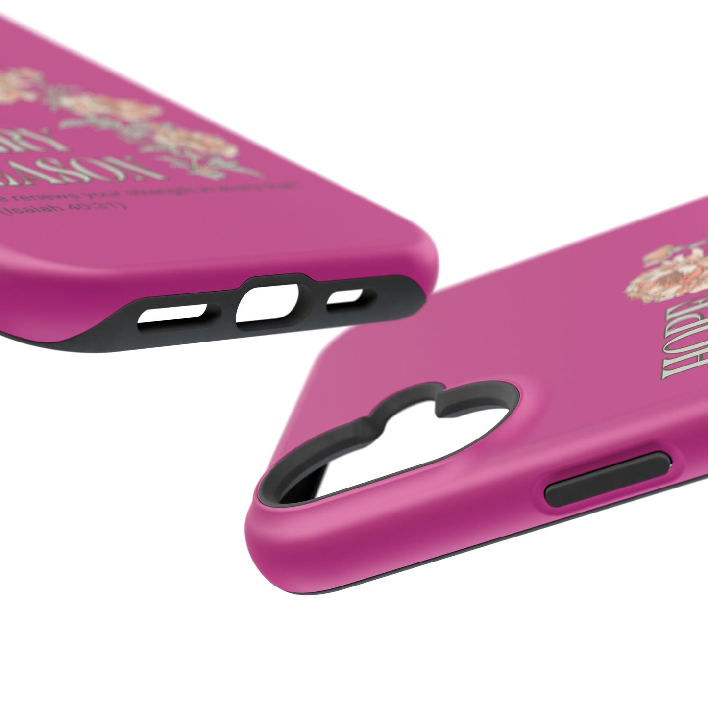 Inspirational Floral Magnetic Tough Case - "Hope in Every Season"