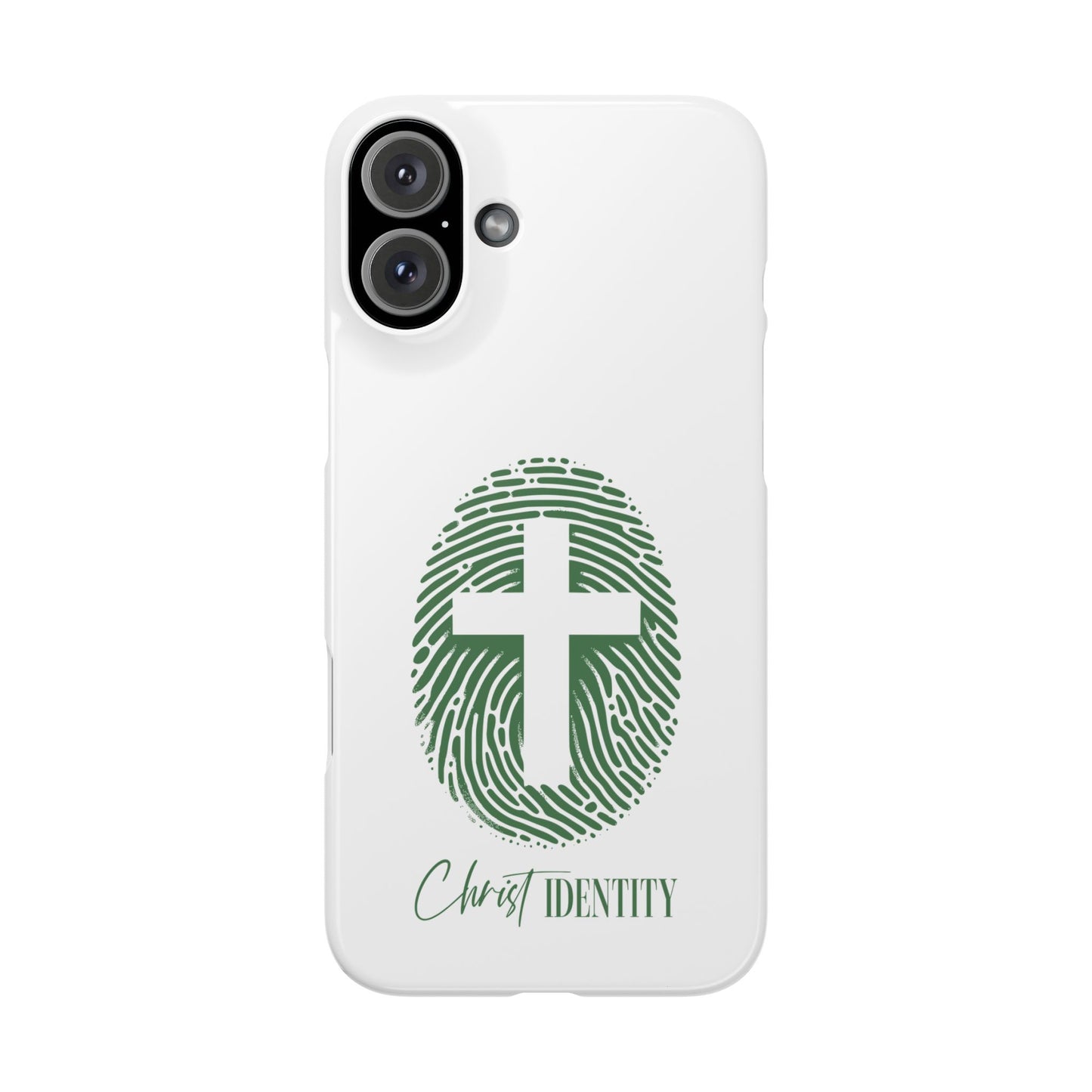 Inspirational Christ Identity Snap Case - Faith-Based Phone Cover