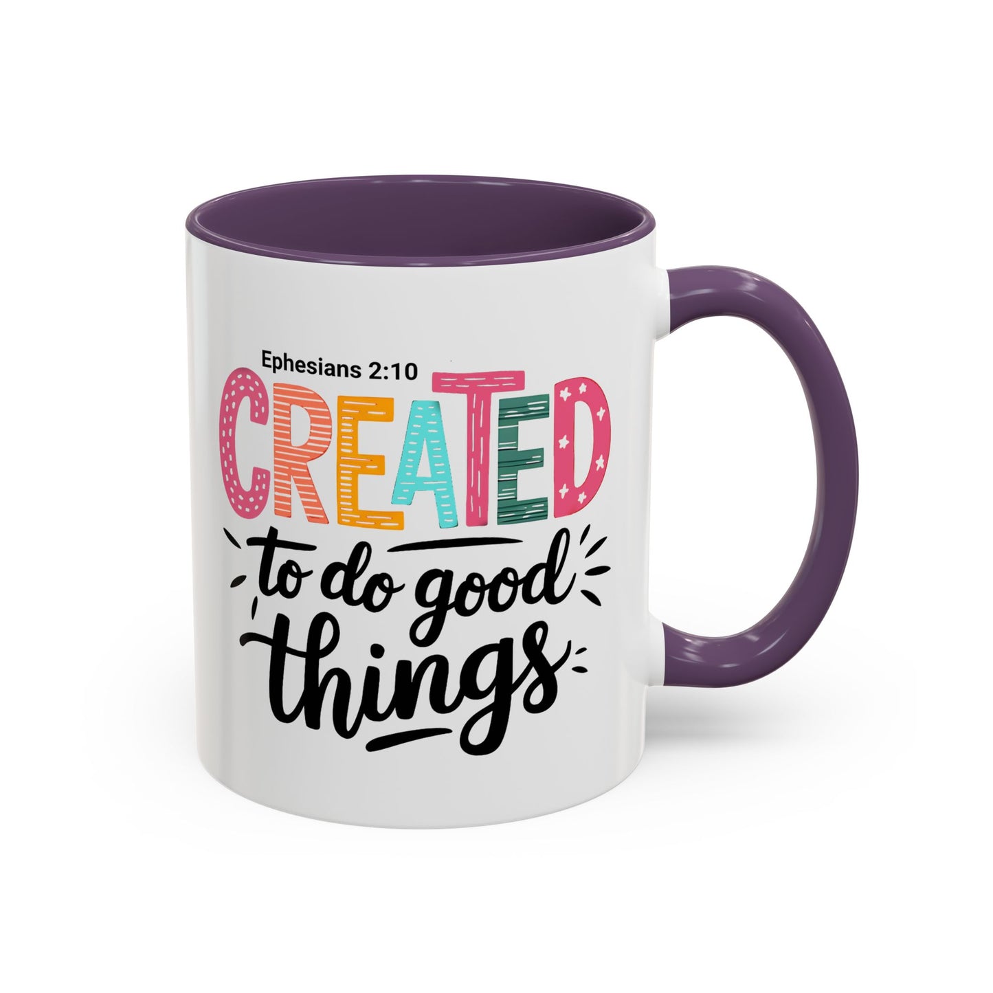 Inspirational Accent Coffee Mug - Perfect for Gifts, Home Decor, Faith-Based Inspirations, Motivational Quotes, Christian Encouragement