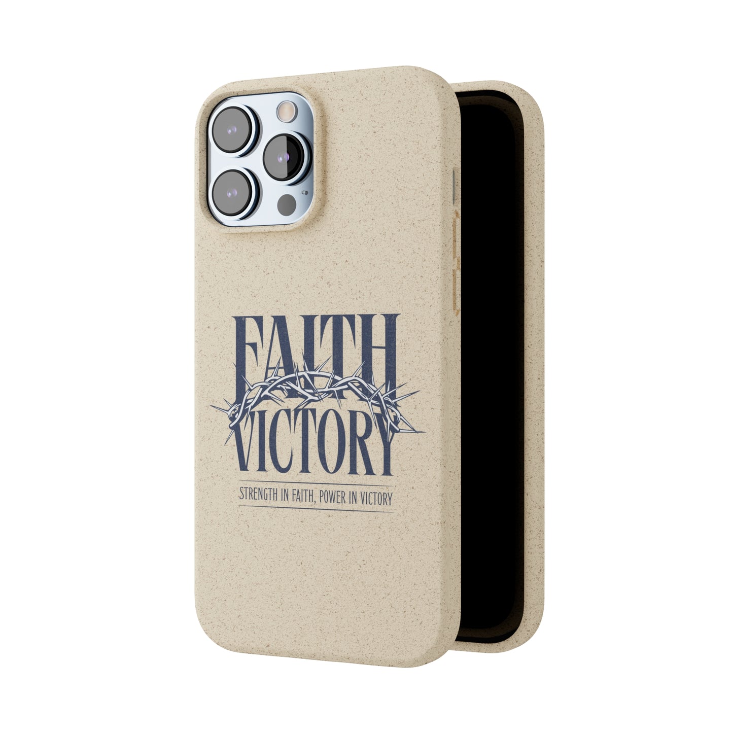 Biodegradable Phone Case - Faith & Victory Design