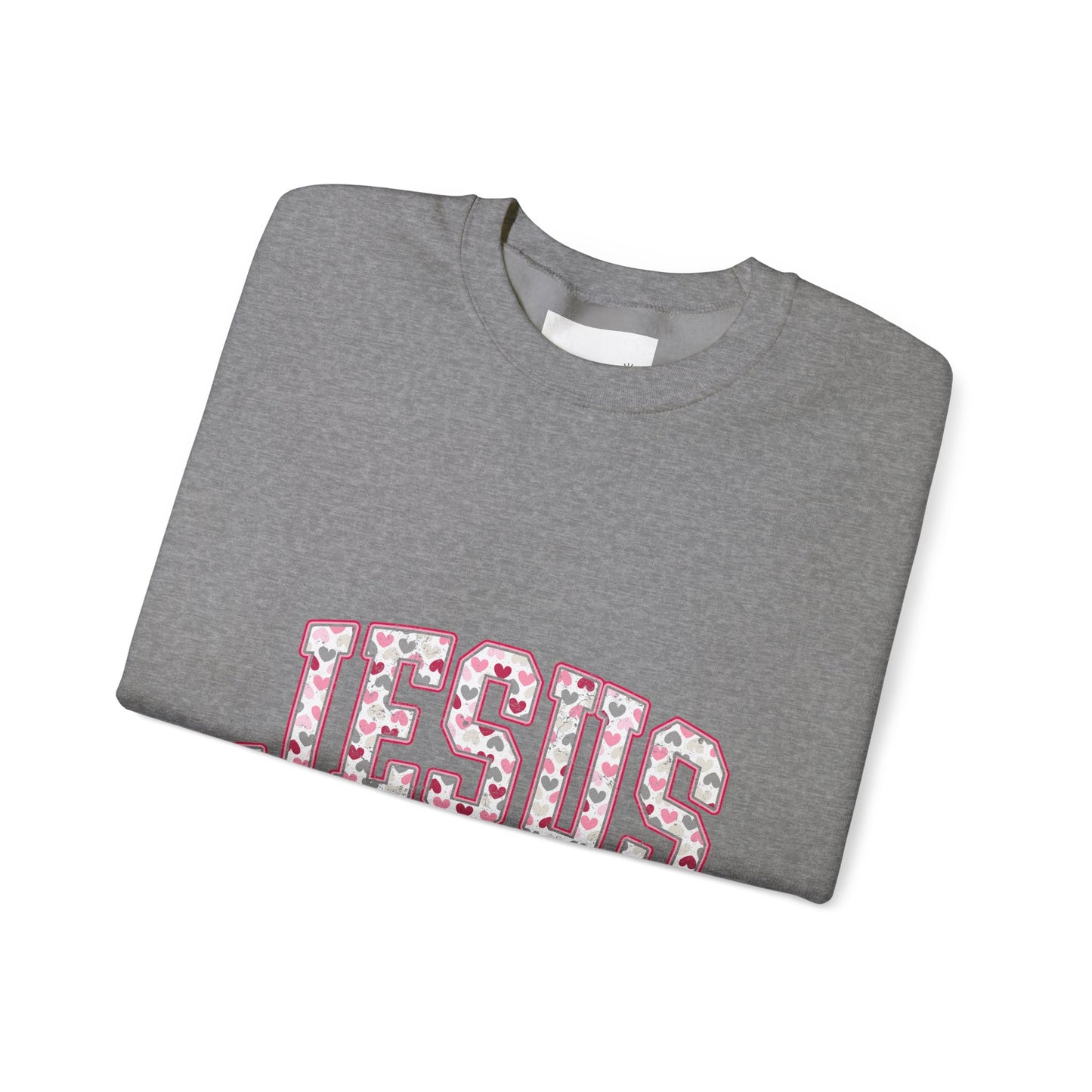 Inspirational Jesus Crewneck Sweatshirt - Faith-Based Apparel, Christian Gift, Cozy Style, Casual Wear, Spiritual Vibe