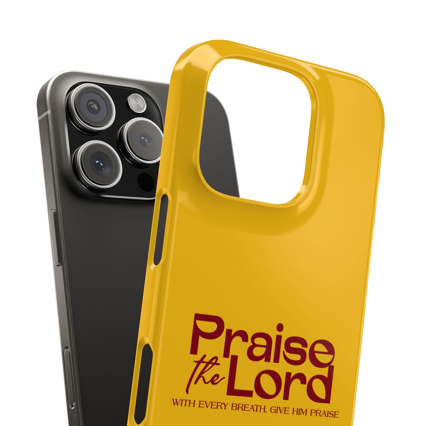 Praise the Lord Slim Phone Case - Inspirational Christian Design