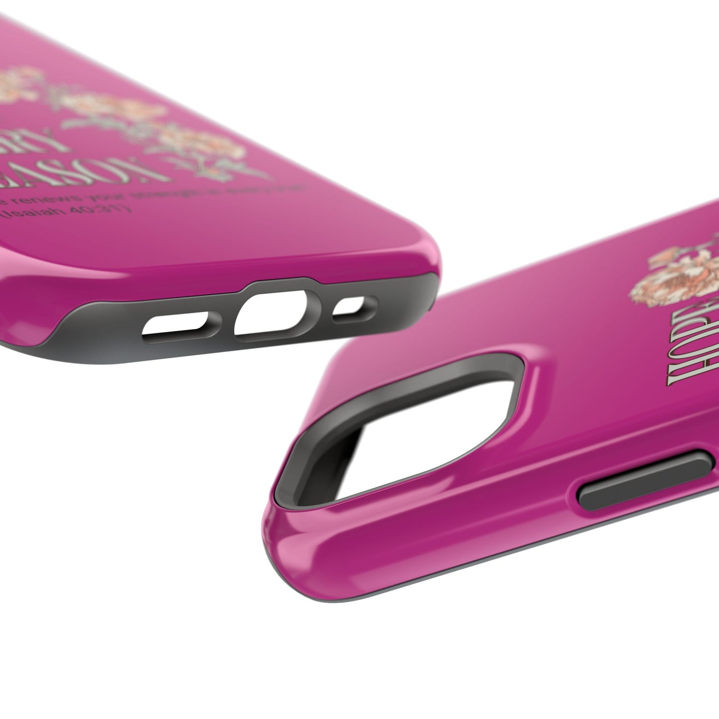 Inspirational Floral Magnetic Tough Case - "Hope in Every Season"