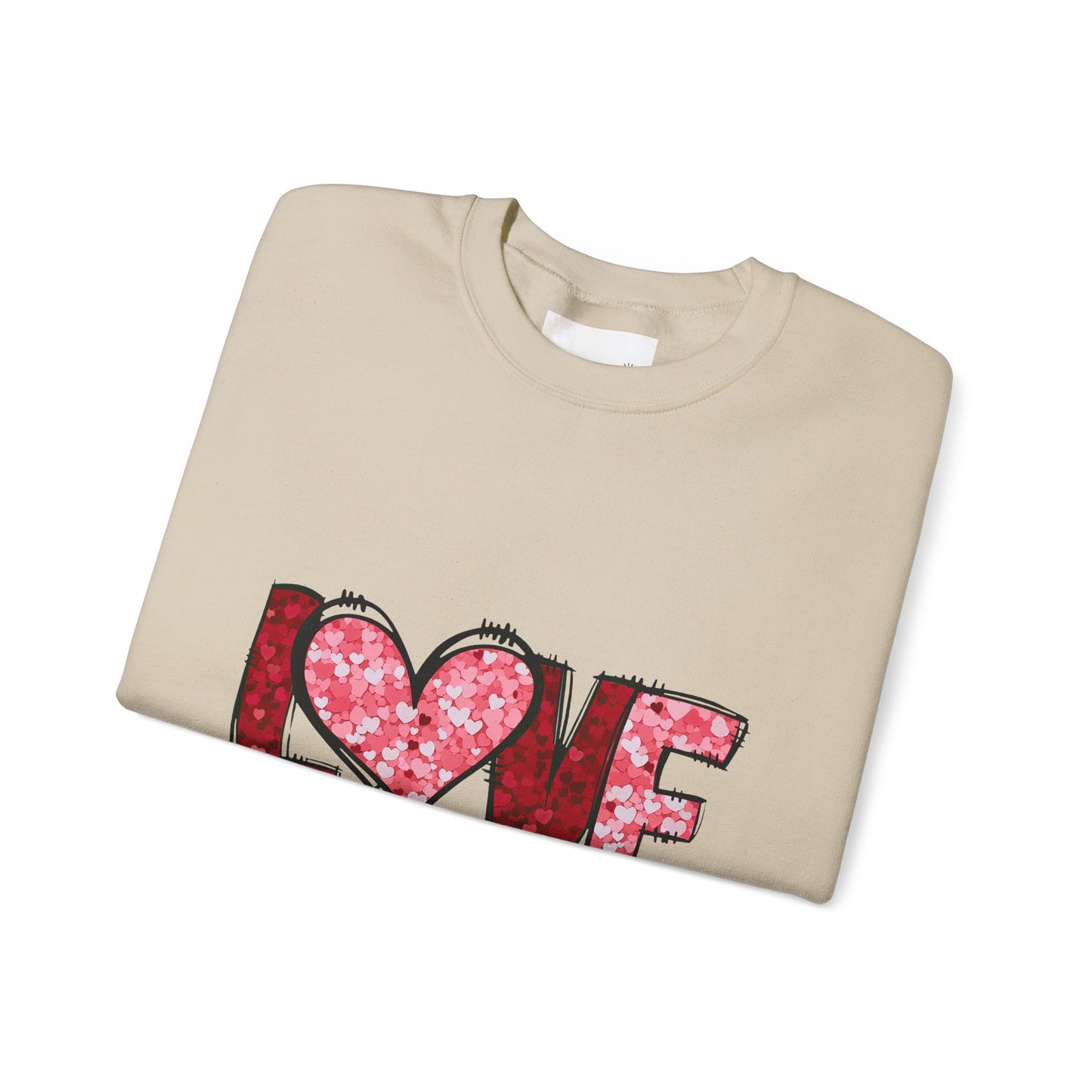 Love Like Jesus Crewneck Sweatshirt, Cozy Unisex Sweatshirt, Christian Apparel, Valentine's Day Gift, Faith-Based Style, Everyday Comfort