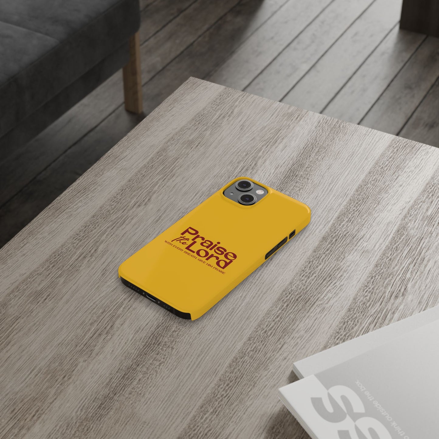 Praise the Lord Slim Phone Case - Inspirational Christian Design