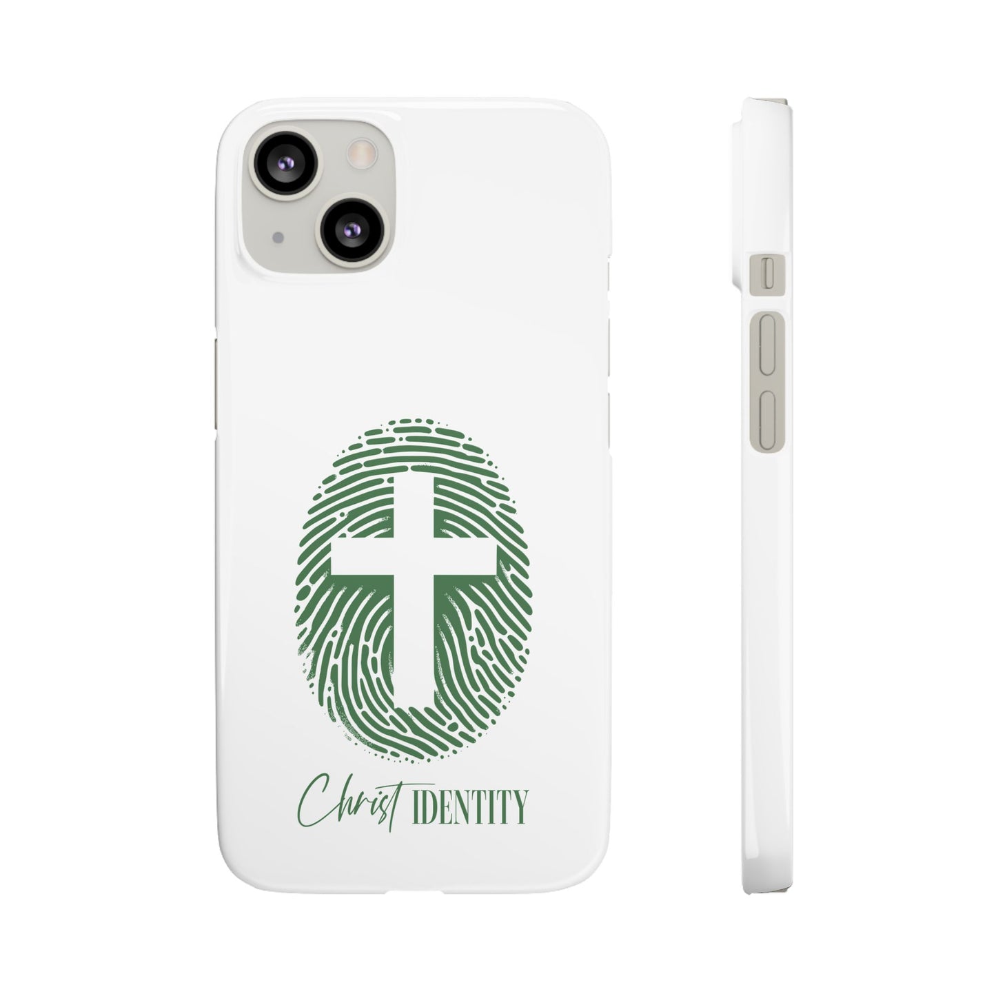 Inspirational Christ Identity Snap Case - Faith-Based Phone Cover