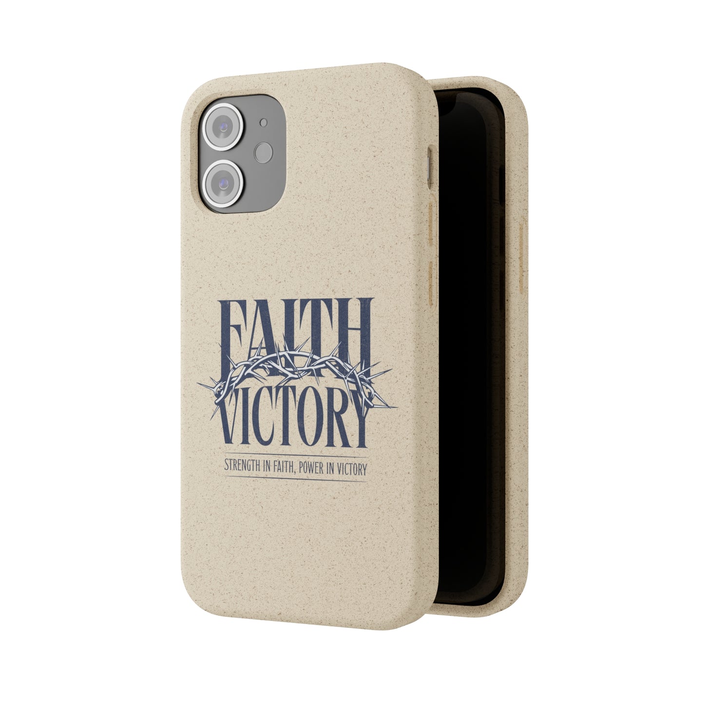 Biodegradable Phone Case - Faith & Victory Design