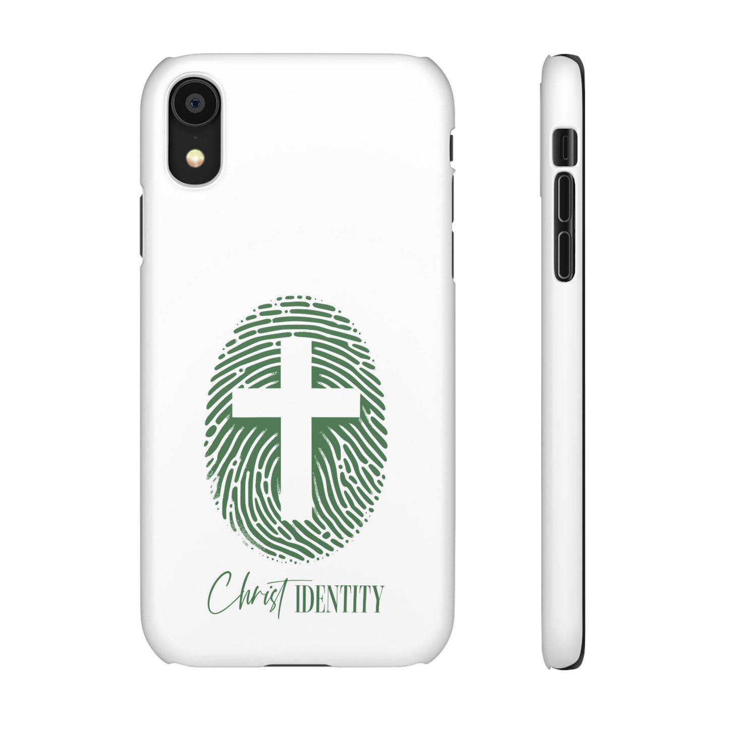 Inspirational Christ Identity Snap Case - Faith-Based Phone Cover