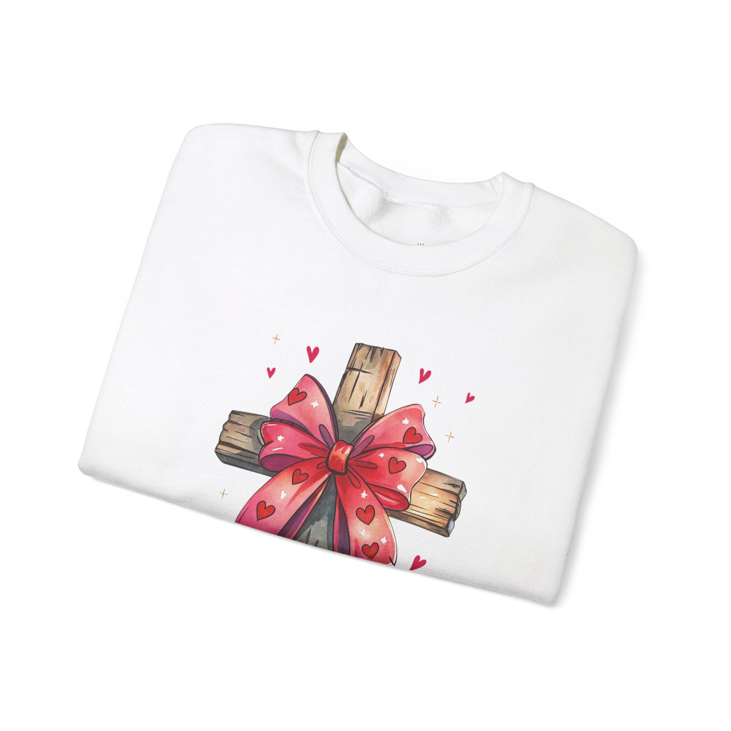 Faith-Inspired Crewneck Sweatshirt, Cozy Christian Gift, Jesus Love Apparel, Church Sweatshirt, Cute Casual Outfit