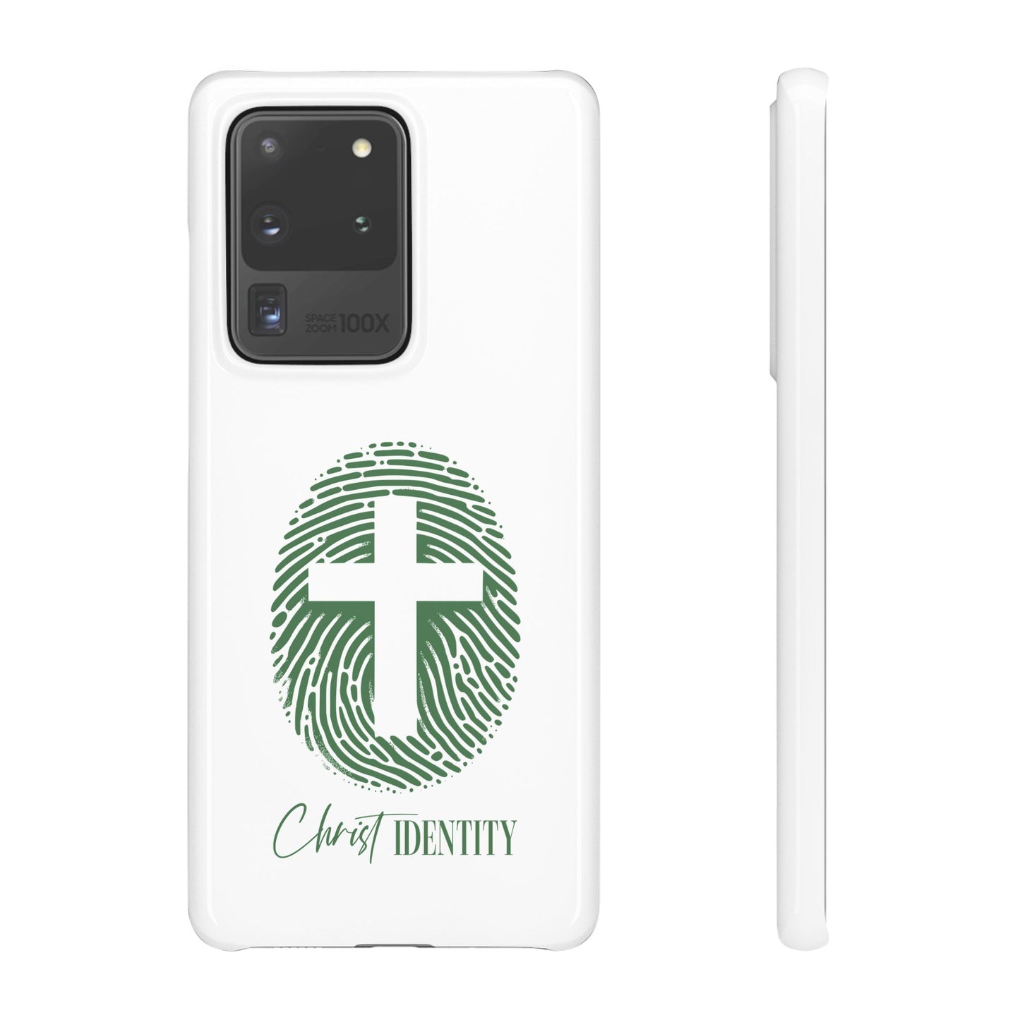 Inspirational Christ Identity Snap Case - Faith-Based Phone Cover