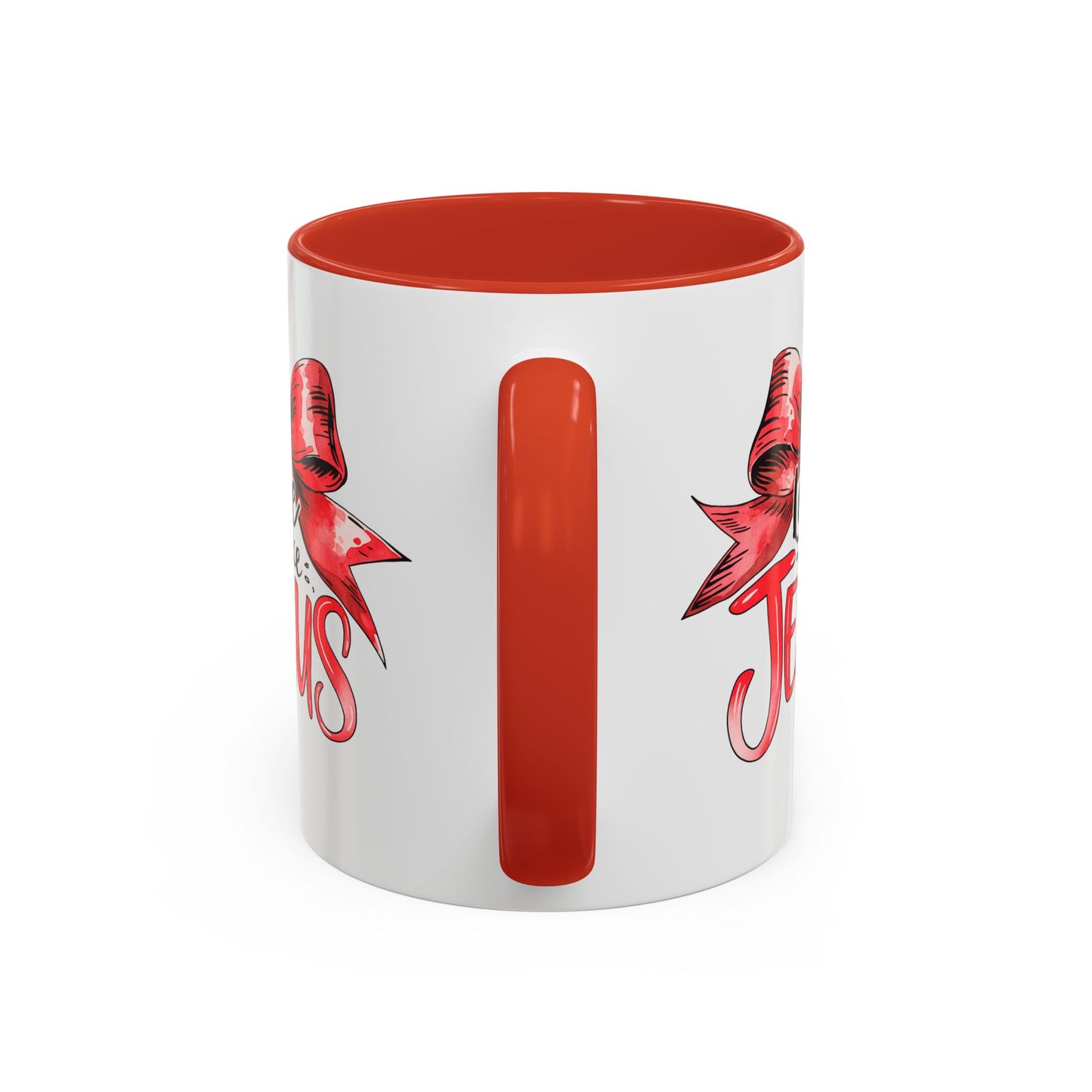 Love Like Jesus Accent Coffee Mug, Inspirational Gift, Unique Ceramic Mug, Christian Decor, Faith-Based Present, Daily Motivation