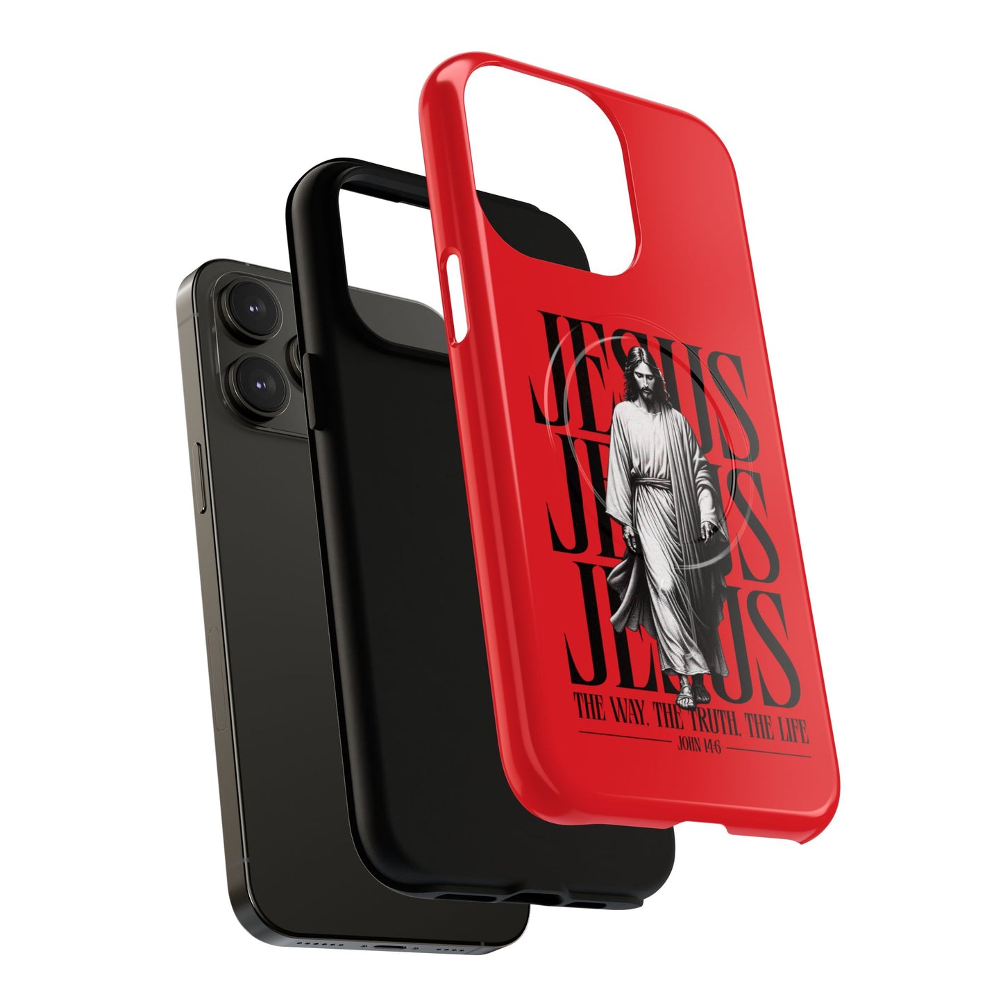 Faith-Inspired Tough Magnetic Phone Case - Jesus The Way, The Truth, The Life