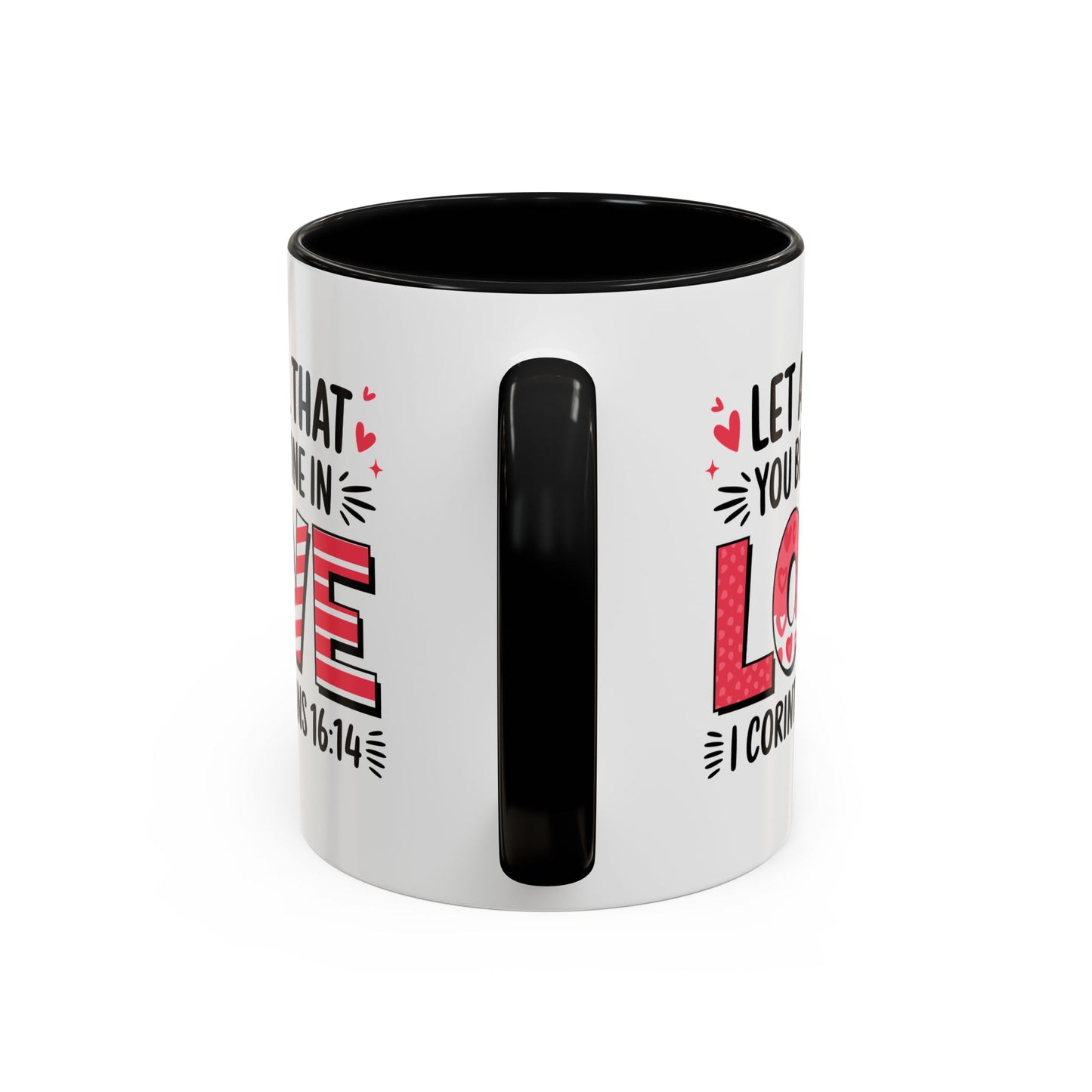 Inspirational Love Coffee Mug - Perfect for Gift Giving, Home, Office, Motivational Design, Valentine's Day Mug, Christian Gift