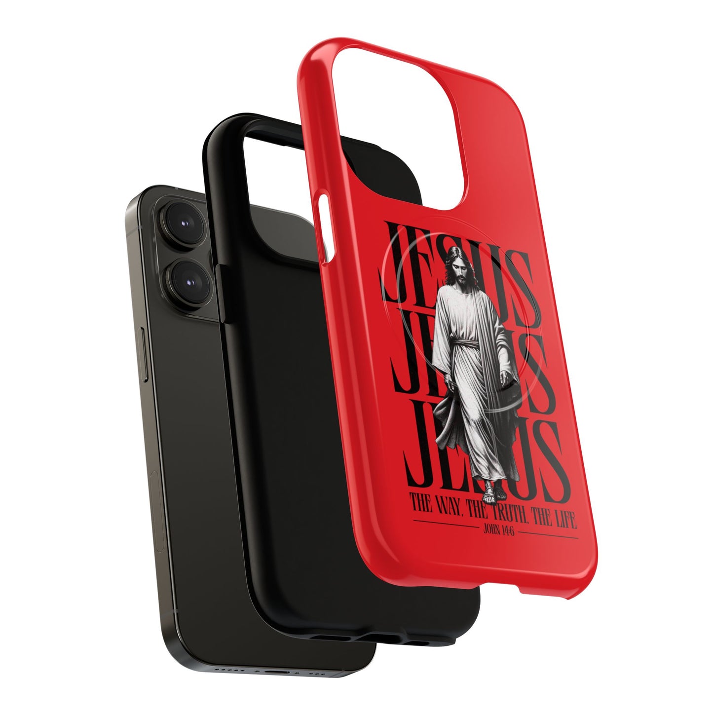 Faith-Inspired Tough Magnetic Phone Case - Jesus The Way, The Truth, The Life