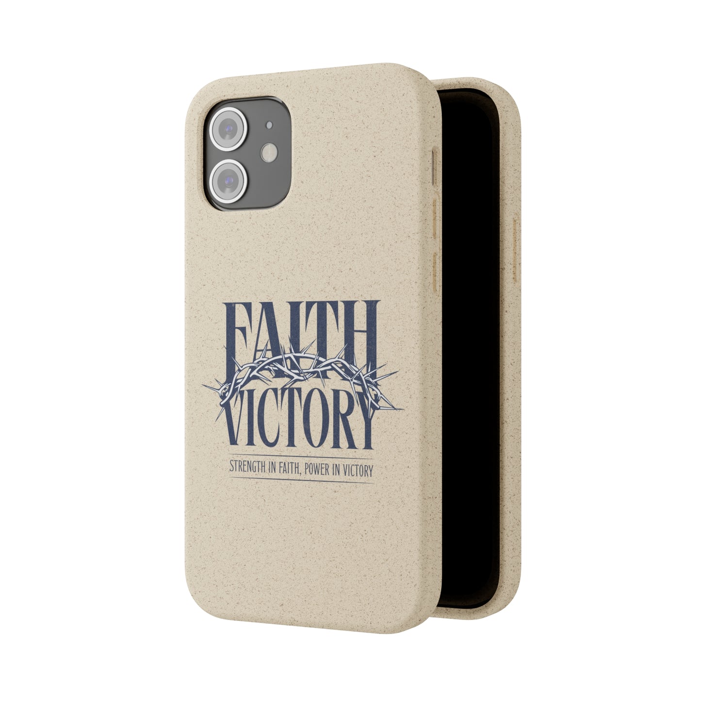 Biodegradable Phone Case - Faith & Victory Design
