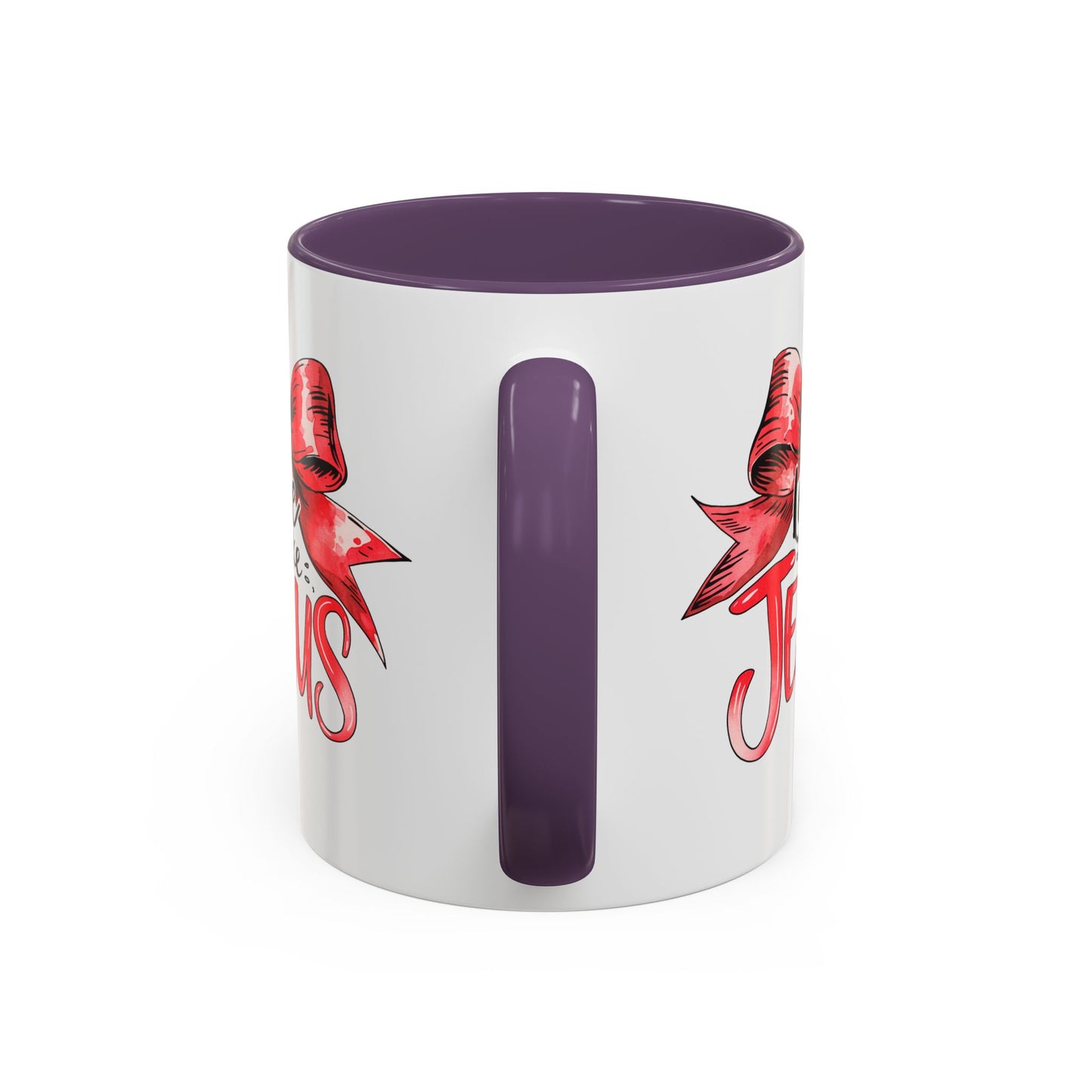 Love Like Jesus Accent Coffee Mug, Inspirational Gift, Unique Ceramic Mug, Christian Decor, Faith-Based Present, Daily Motivation