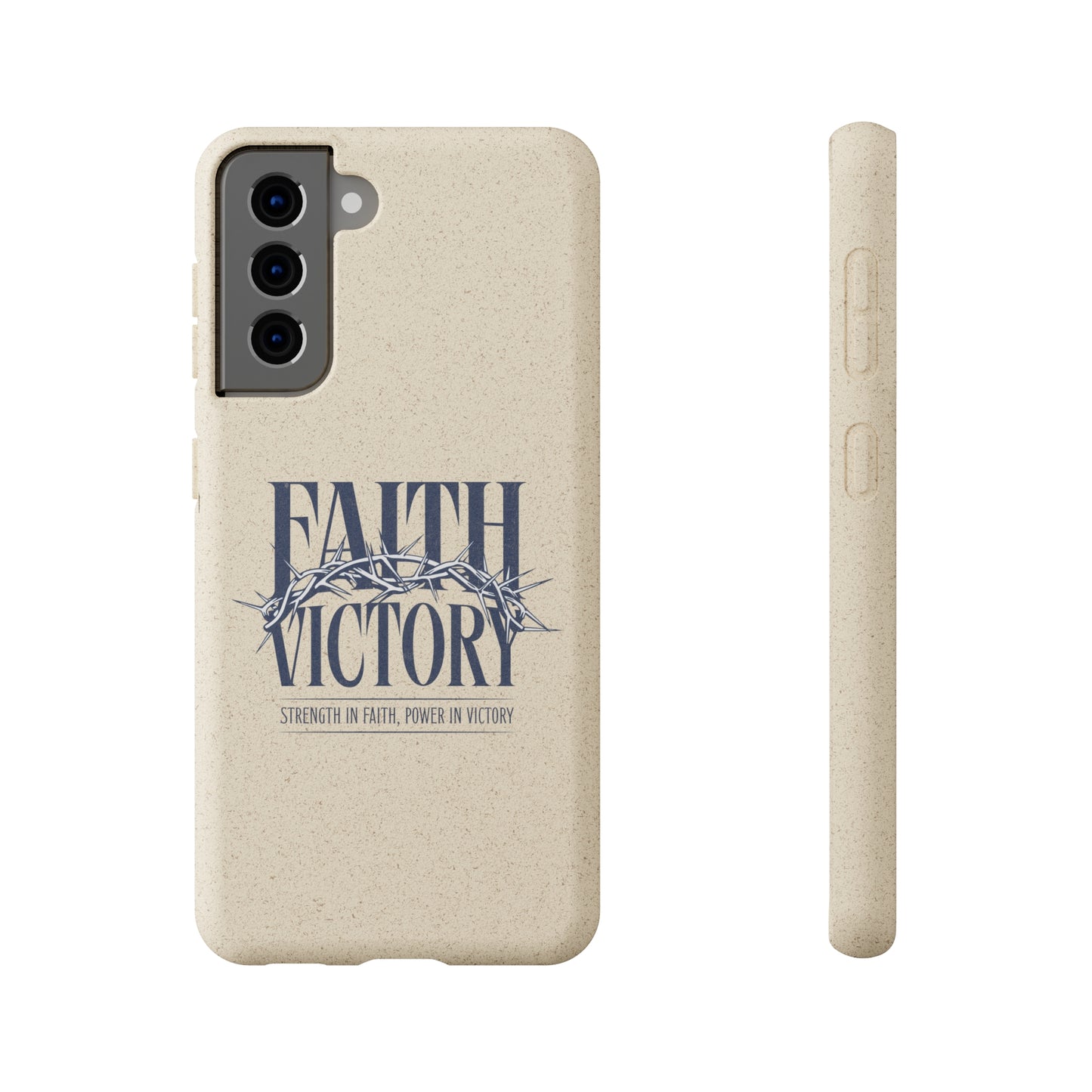 Biodegradable Phone Case - Faith & Victory Design