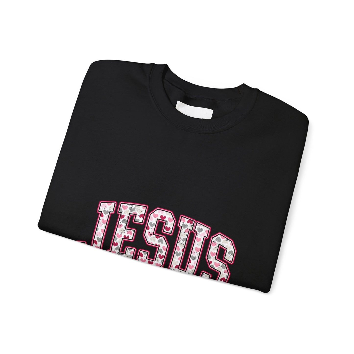Inspirational Jesus Crewneck Sweatshirt - Faith-Based Apparel, Christian Gift, Cozy Style, Casual Wear, Spiritual Vibe