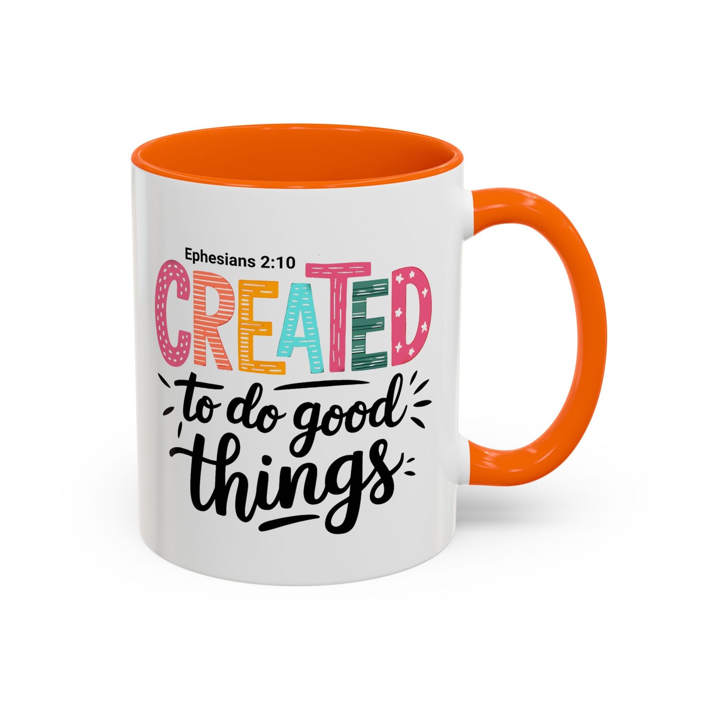 Inspirational Accent Coffee Mug - Perfect for Gifts, Home Decor, Faith-Based Inspirations, Motivational Quotes, Christian Encouragement