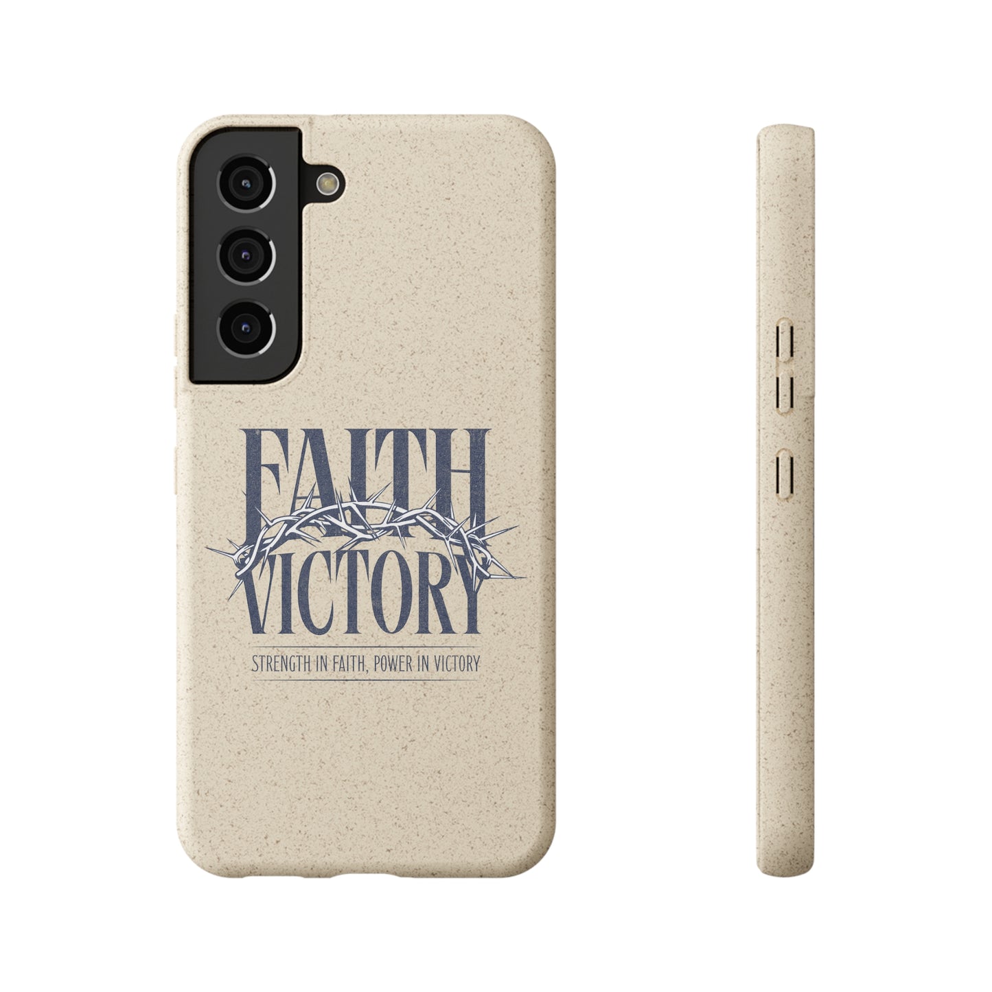 Biodegradable Phone Case - Faith & Victory Design