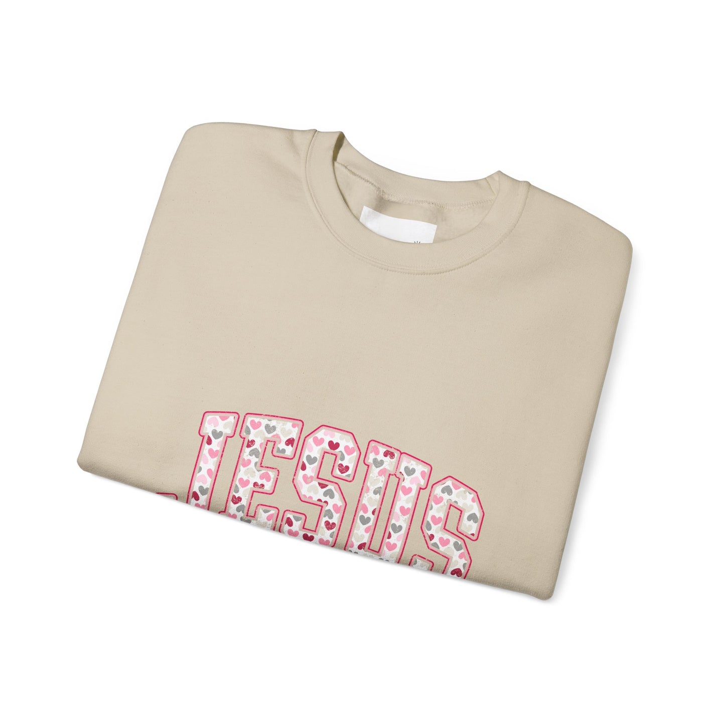 Inspirational Jesus Crewneck Sweatshirt - Faith-Based Apparel, Christian Gift, Cozy Style, Casual Wear, Spiritual Vibe