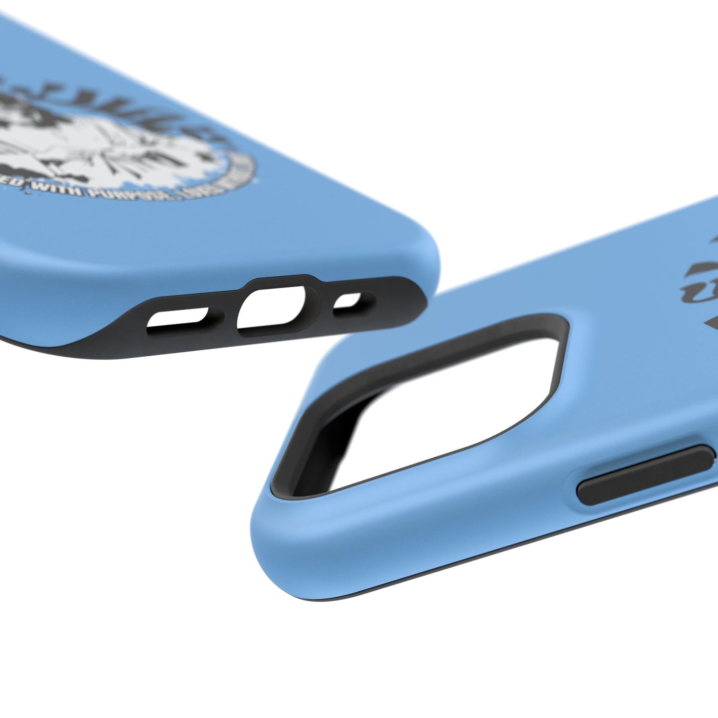 Durable Impact-Resistant Phone Case - 'Created with Purpose, Loved Without Limits' Design